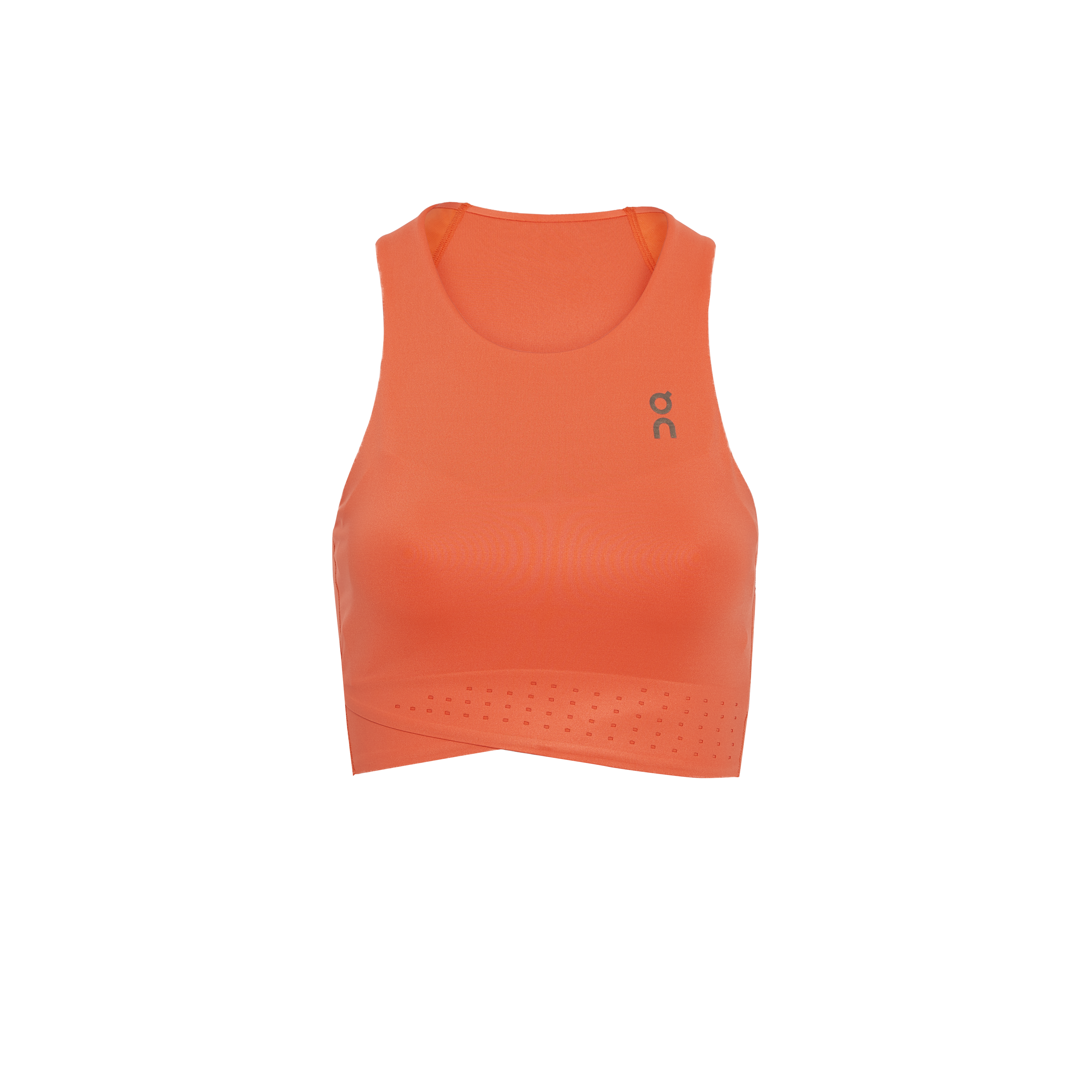 On Race Crop Flame | Black (Women'S)
