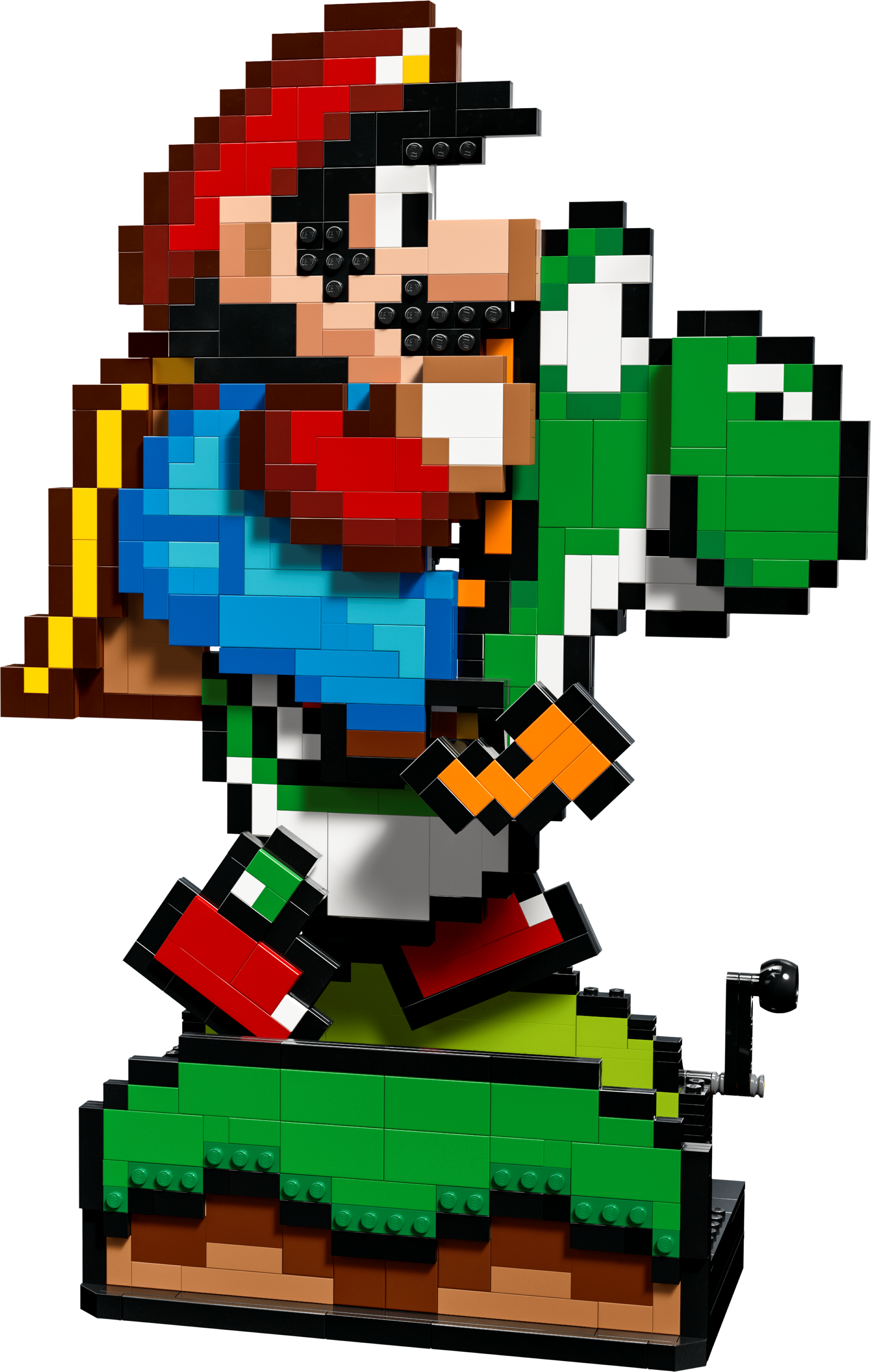 Lego Super Mario World Mario Yoshi