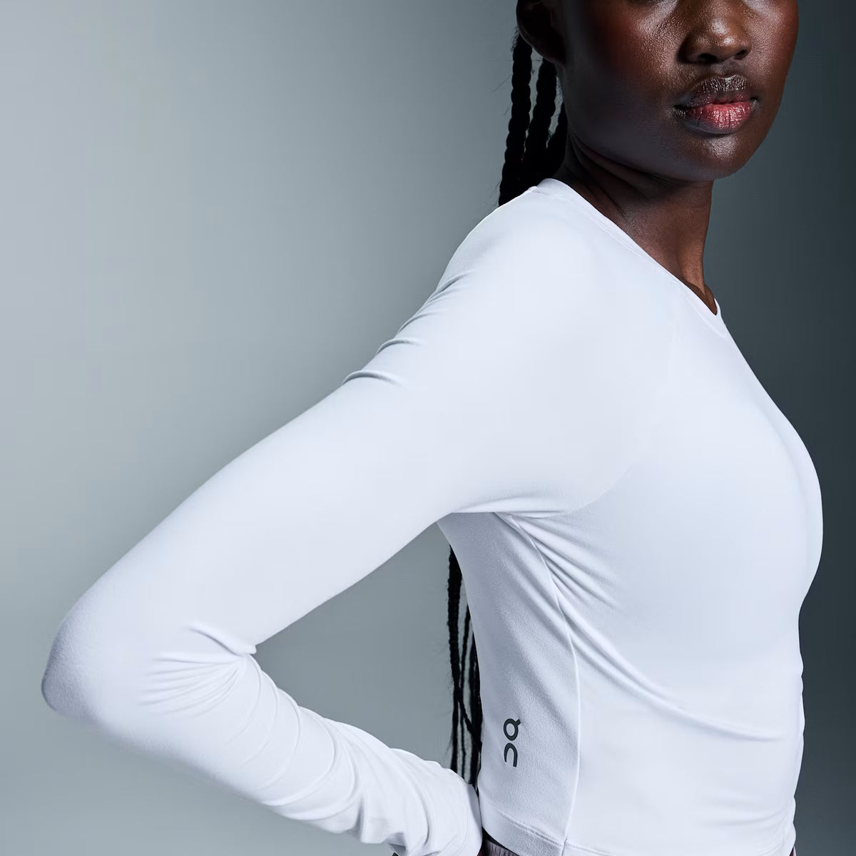 On Movement Long-T Crop White (Women'S)