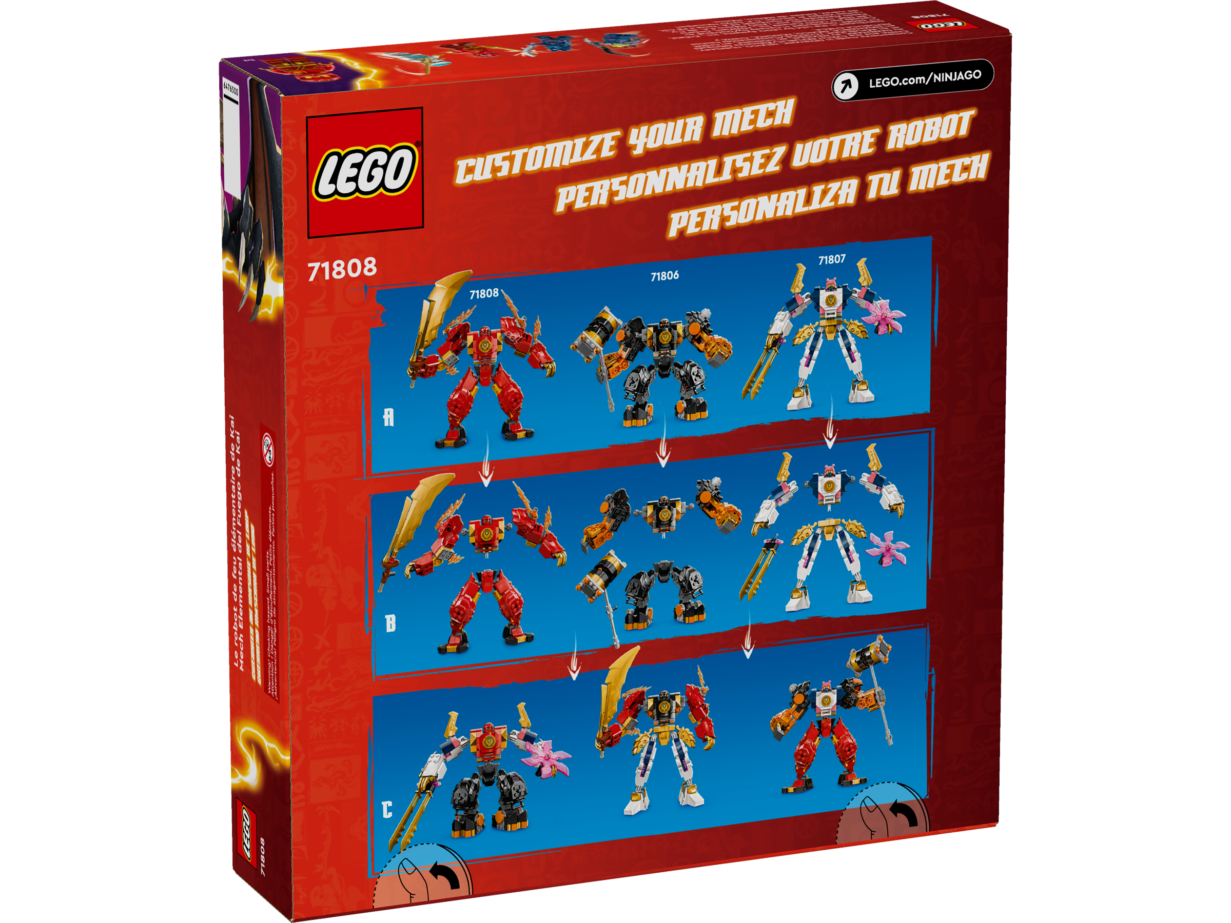 Lego Kais Elemental Fire Mech