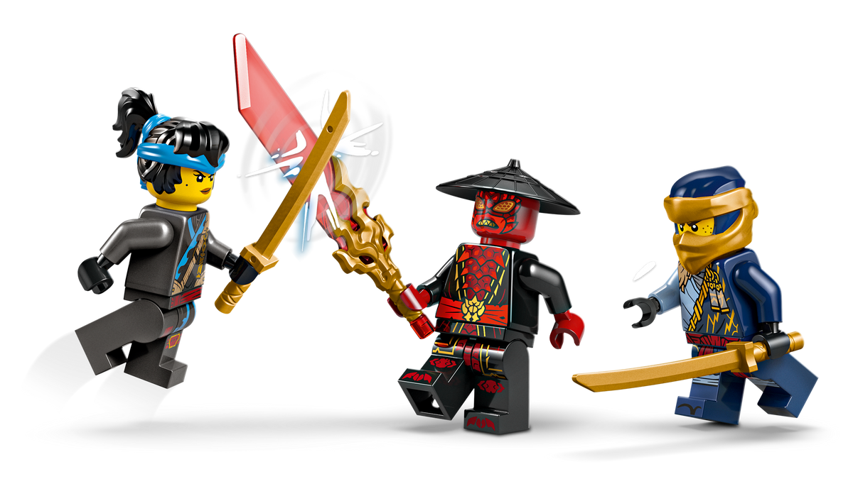 Lego Rogue vs Drix Race Car Duel