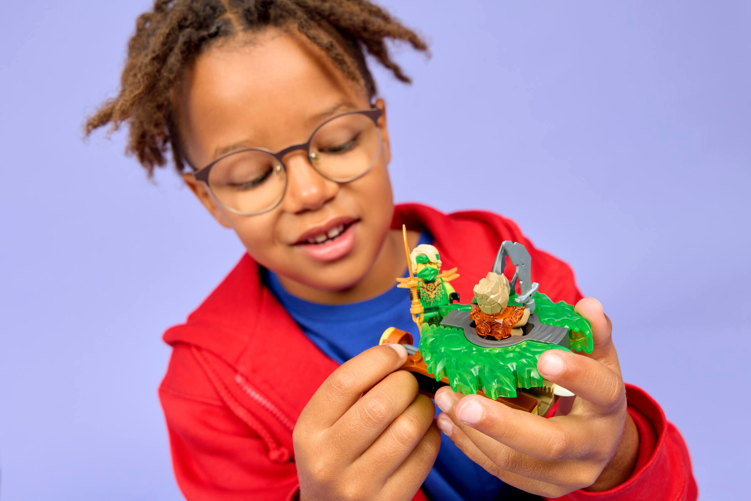 Lego Lloyd vs Earth Monster Spinner