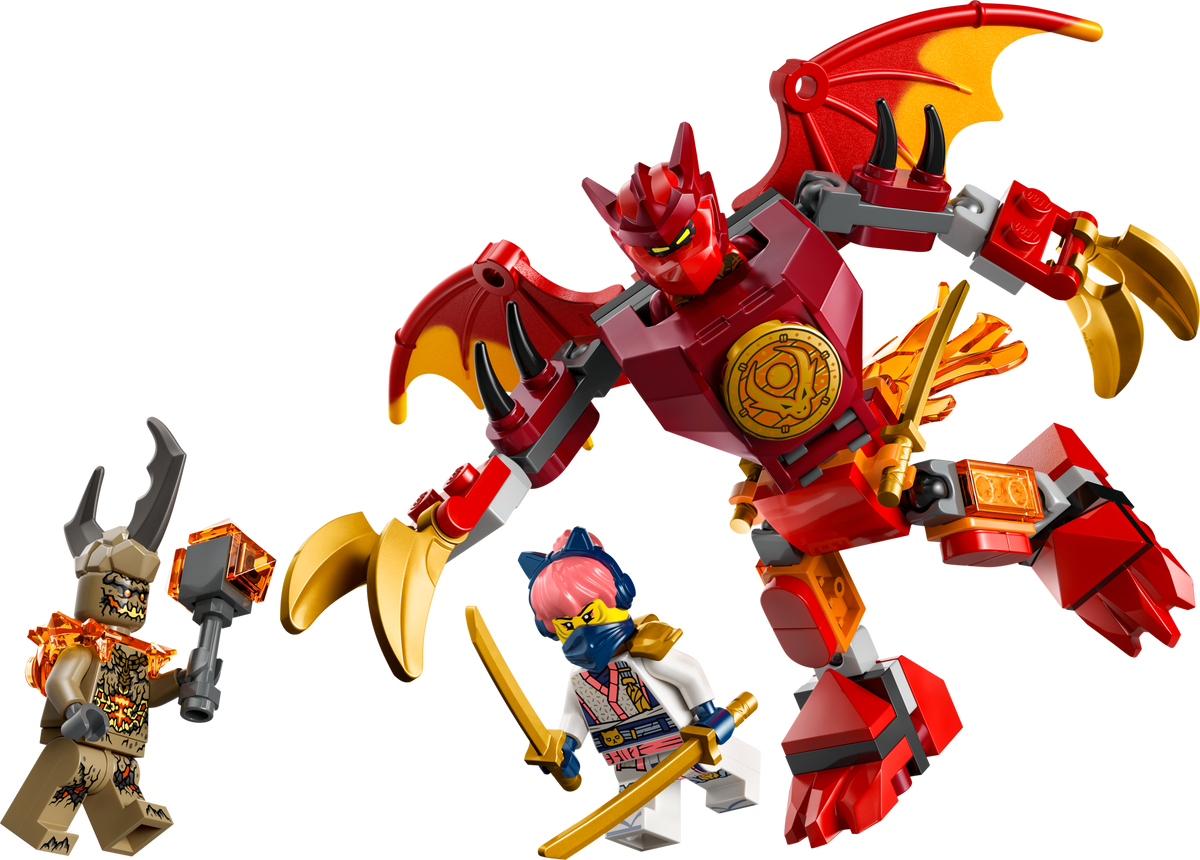 LEGO NINJAGO Kai's Dragon Mech Battle Pack, side