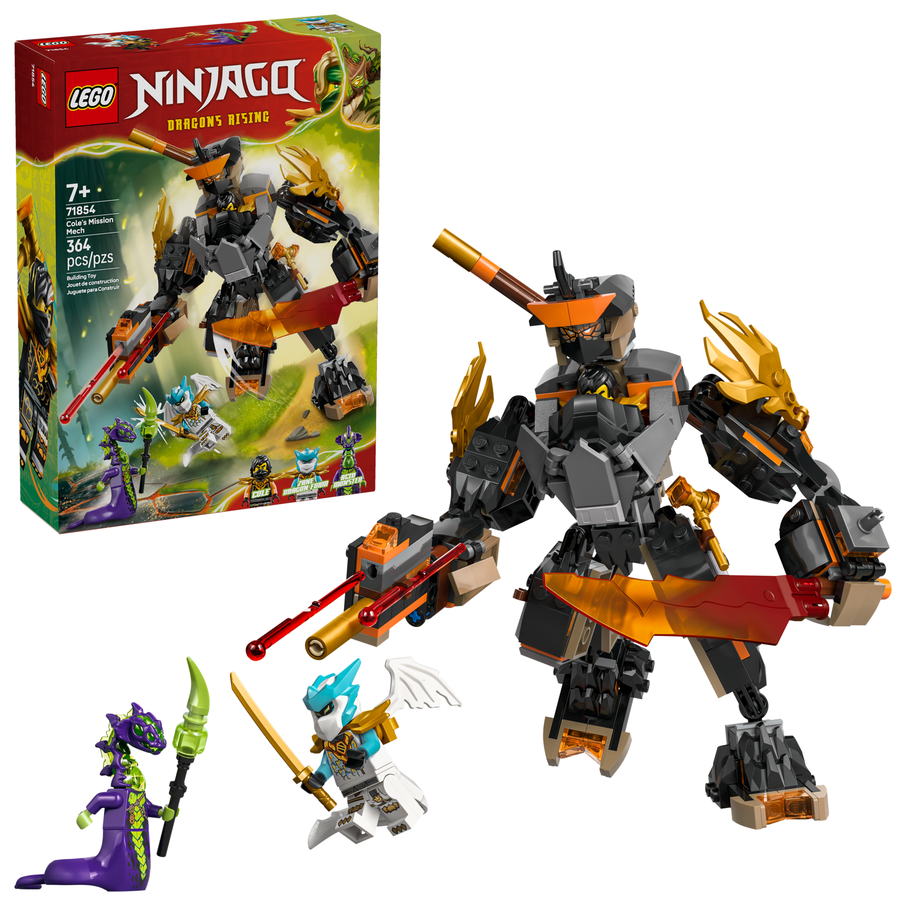 Lego Coles Mission Mech Dragon Zane