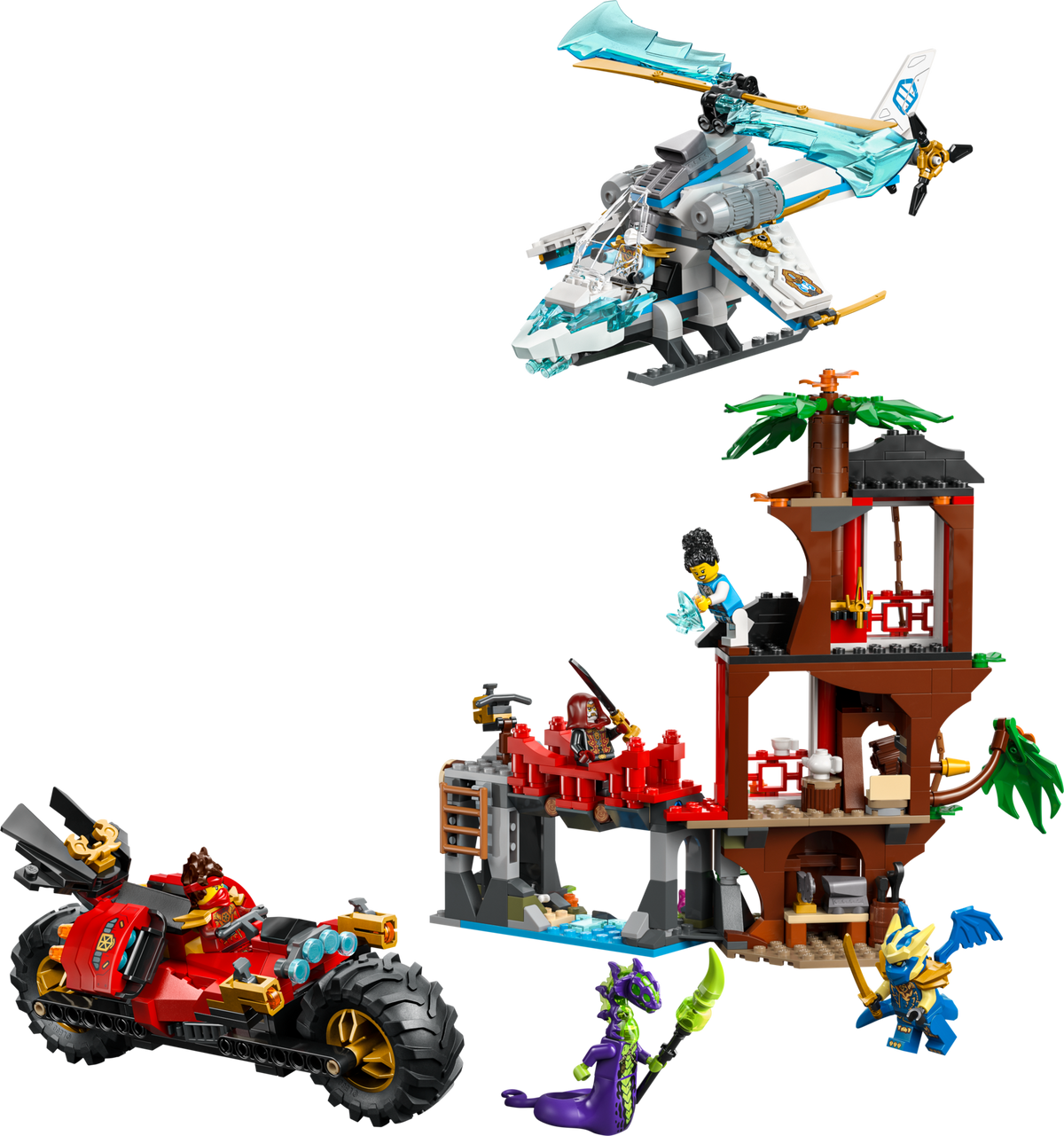 LEGO NINJAGO Ninja Vehicle Tree House Battle, side