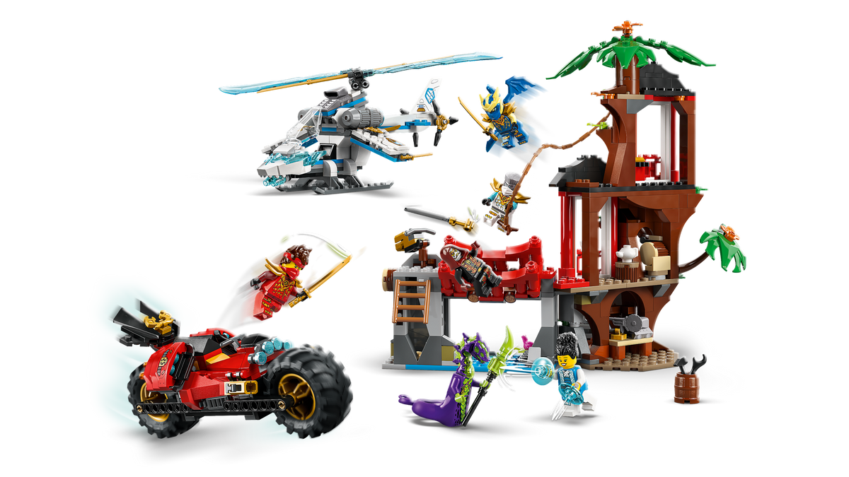 LEGO NINJAGO Ninja Vehicle Tree House Battle, back