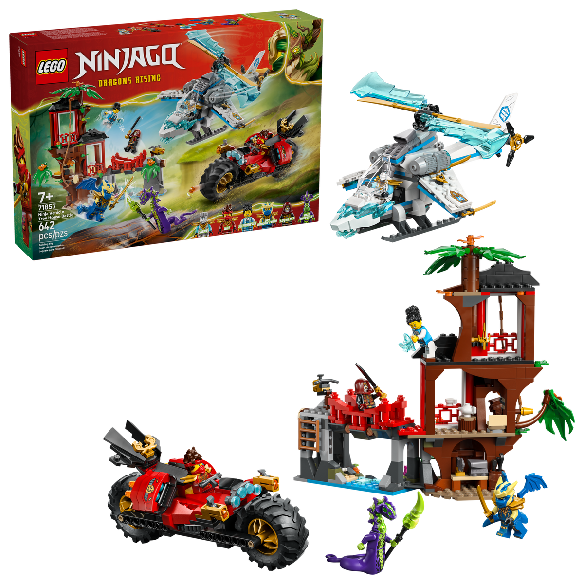 LEGO NINJAGO Ninja Vehicle Tree House Battle, front