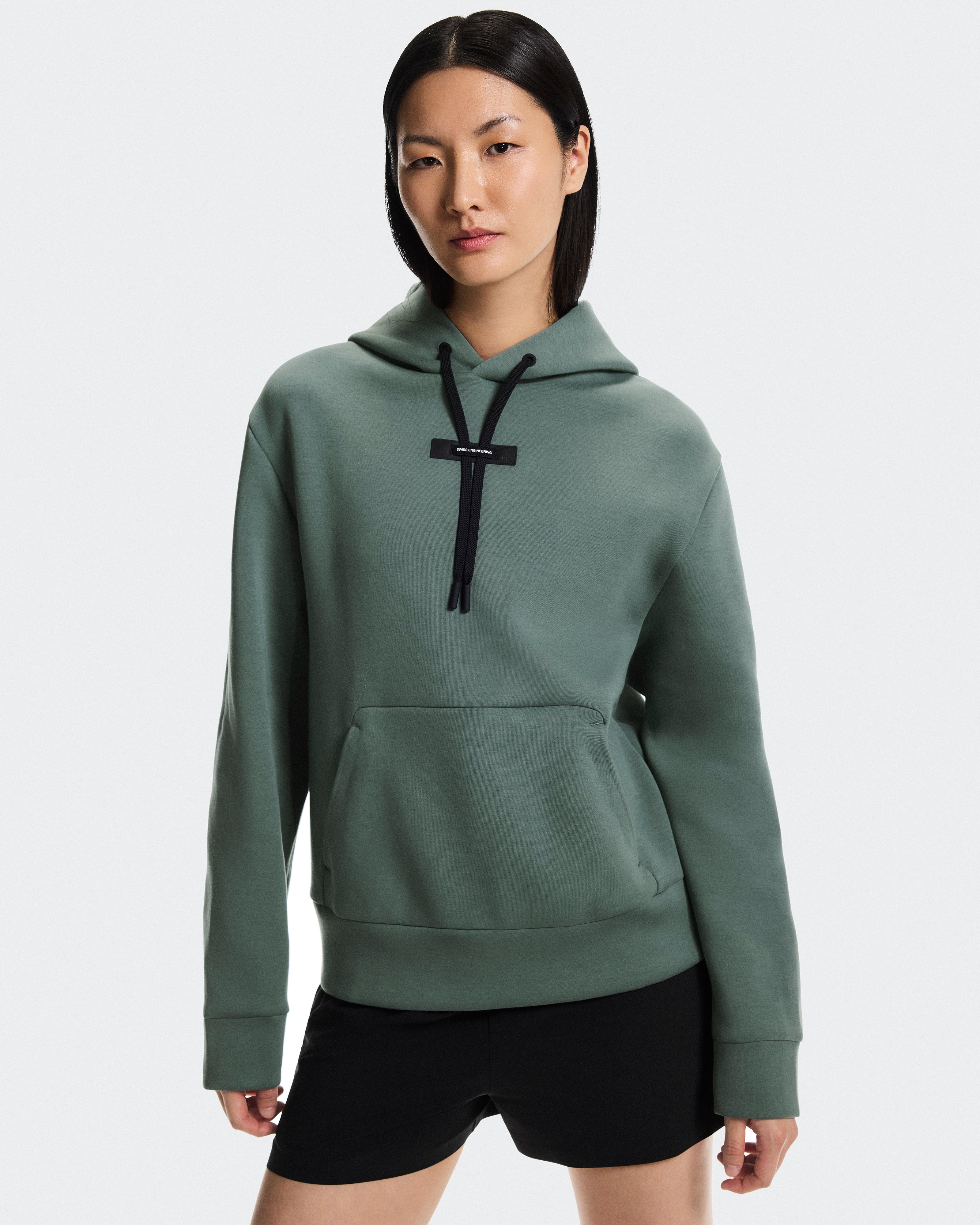On Focus Tech Hoodie Olive (Women'S)