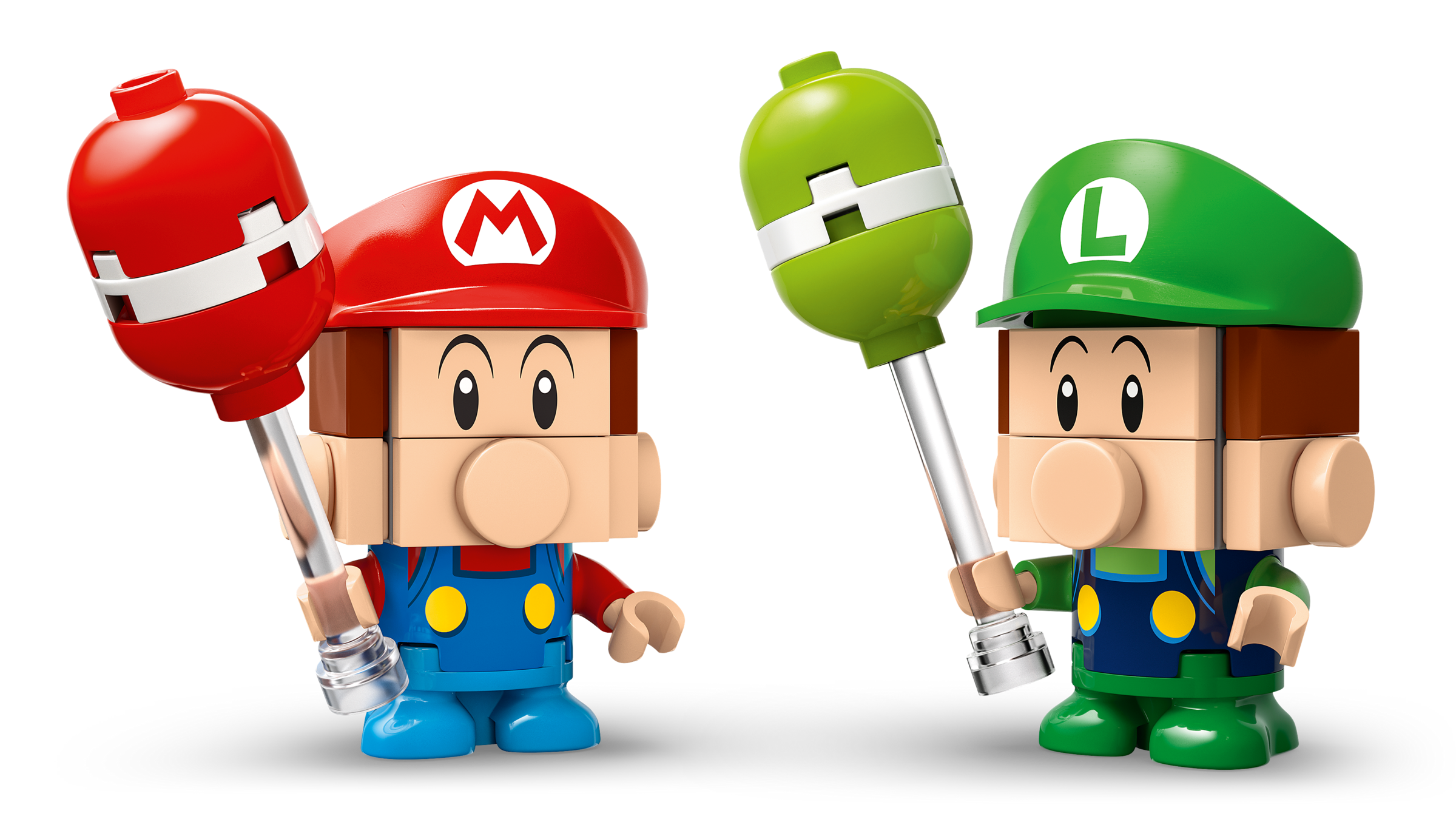 Lego Mario Kart Baby Mario vs Baby Luigi