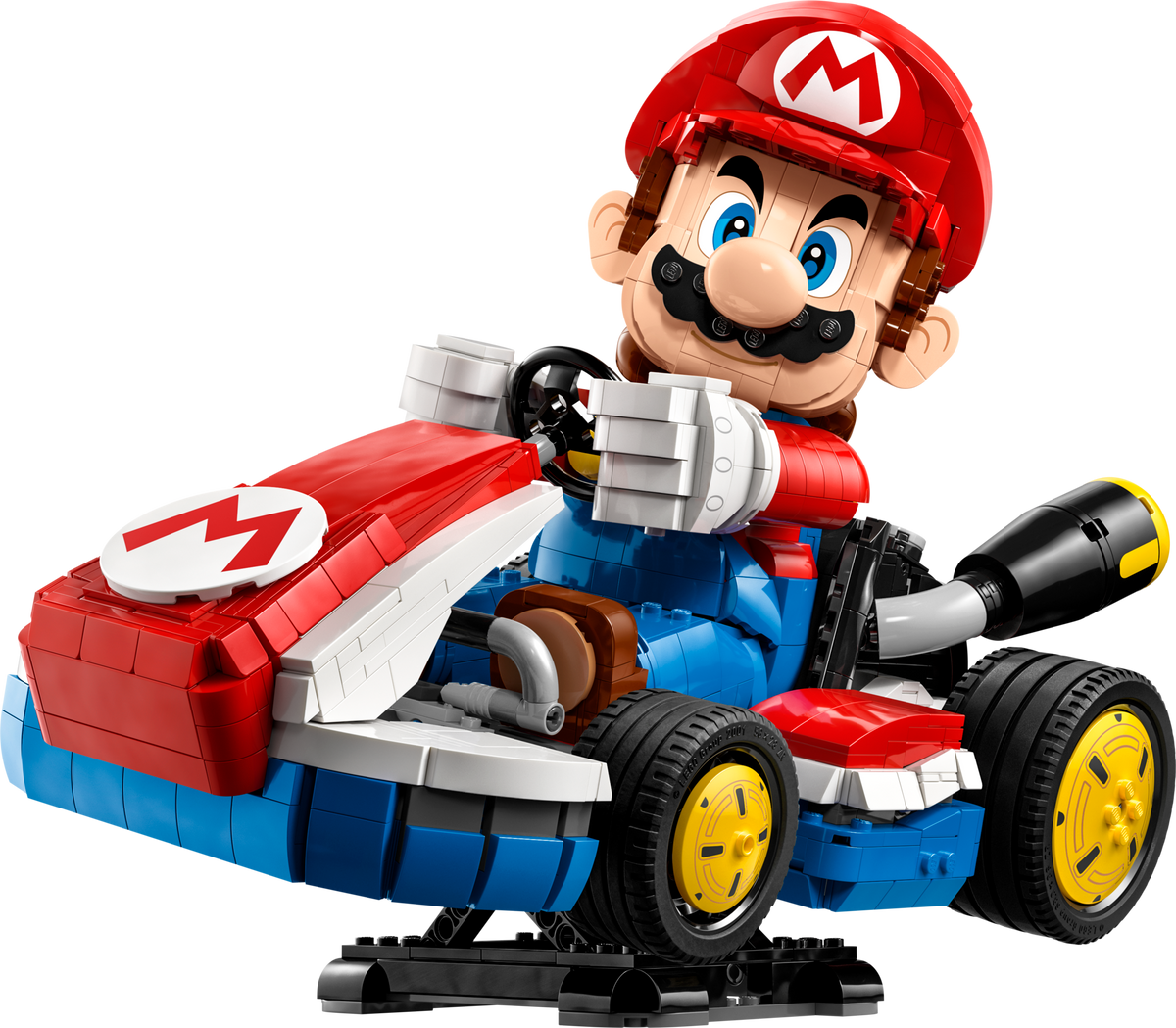 LEGO Mario Kart Mario and Standard Kart, front