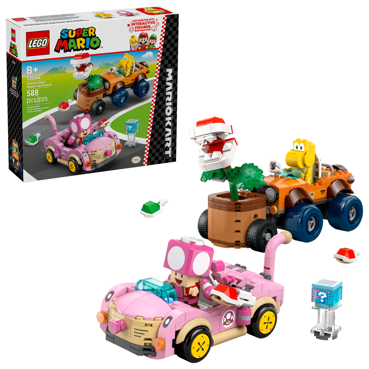 Lego Mario Kart Piranha Plant PowerUp Pursuit