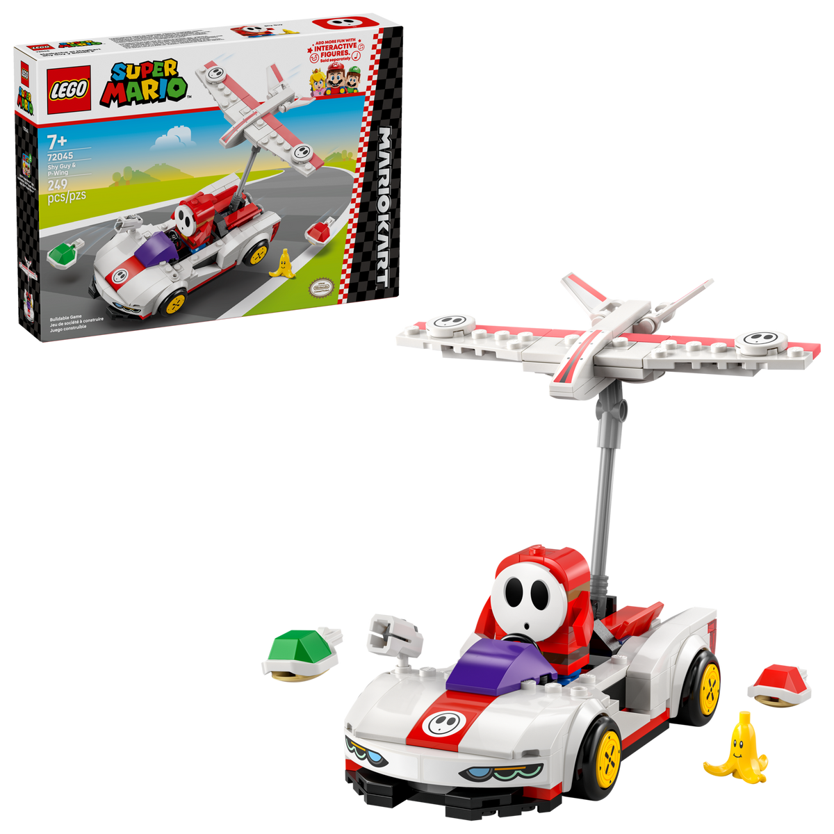 Lego Mario Kart Shy Guy PWing