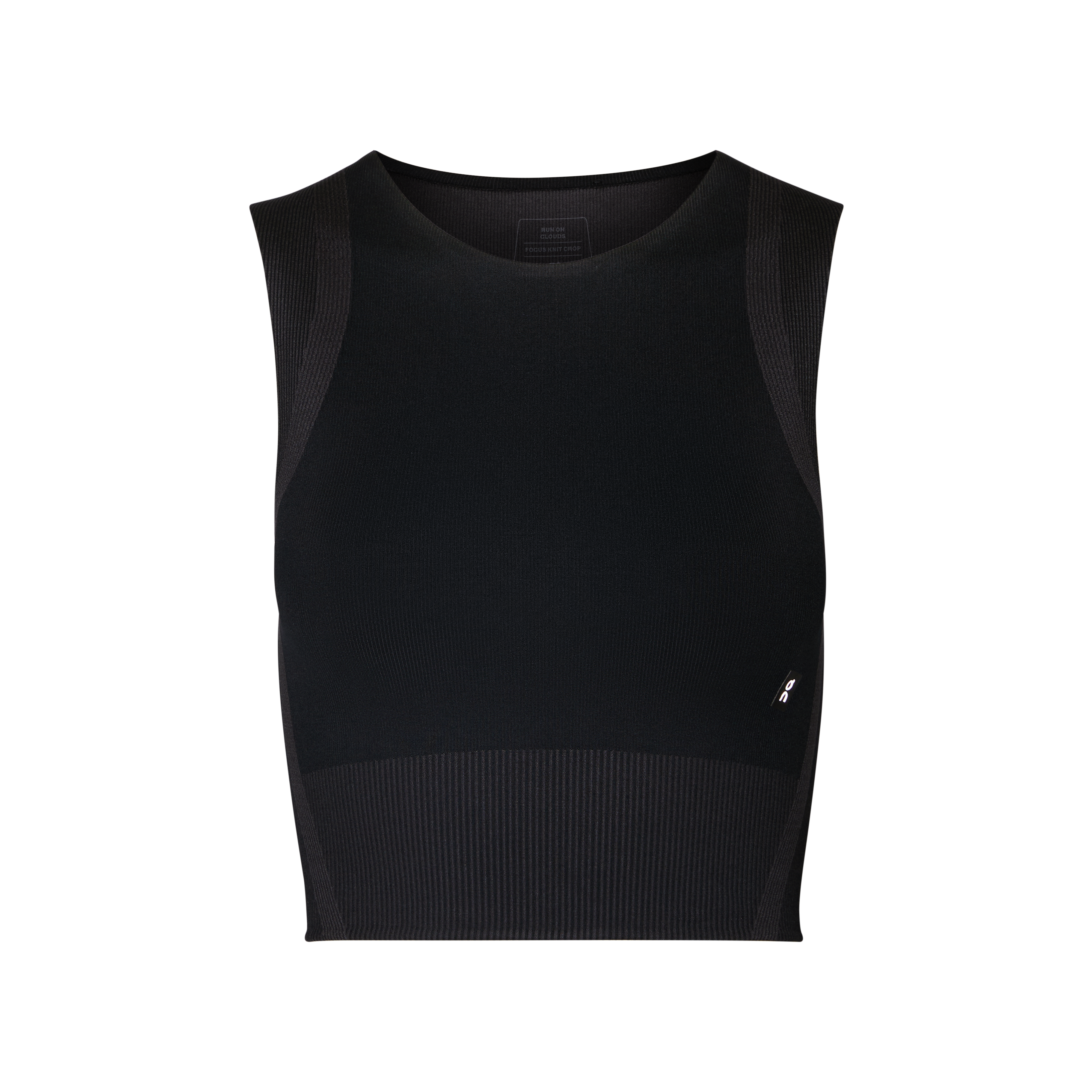 On Studio Knit Crop Black | Eclipse (Women'S)