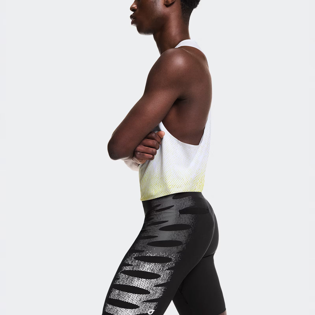 On Zero Half Tights Iron | White