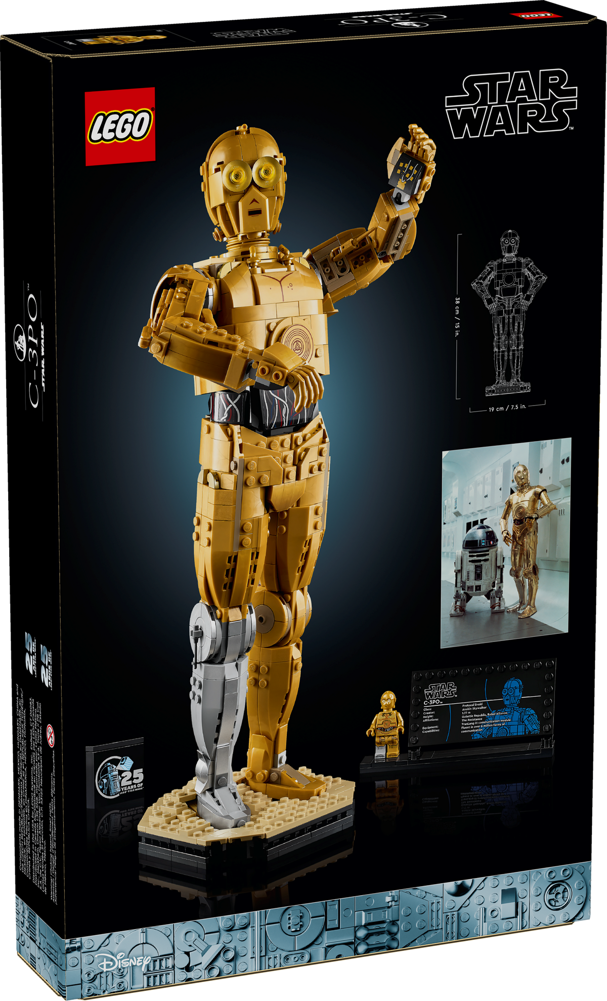 LEGO Star Wars C-3PO, detail