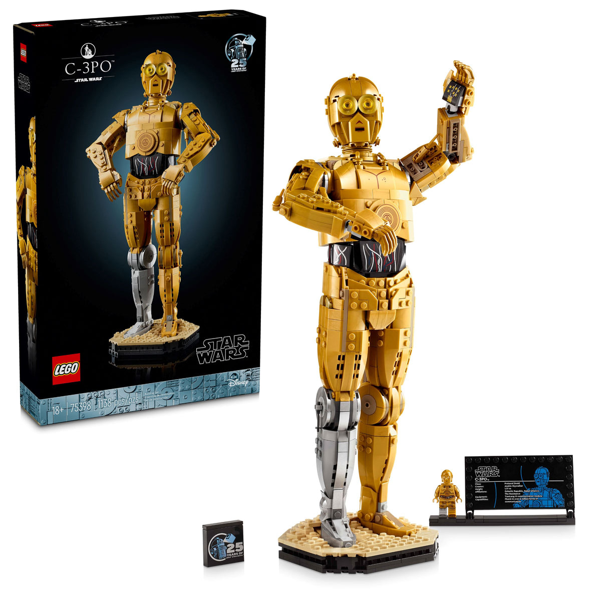 LEGO Star Wars C-3PO, front