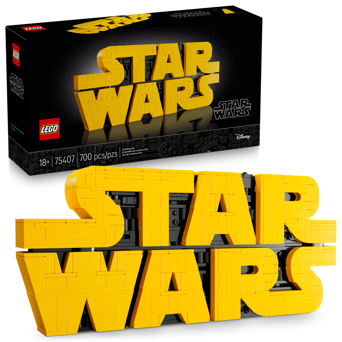 Lego BrickBuilt Star Wars Logo