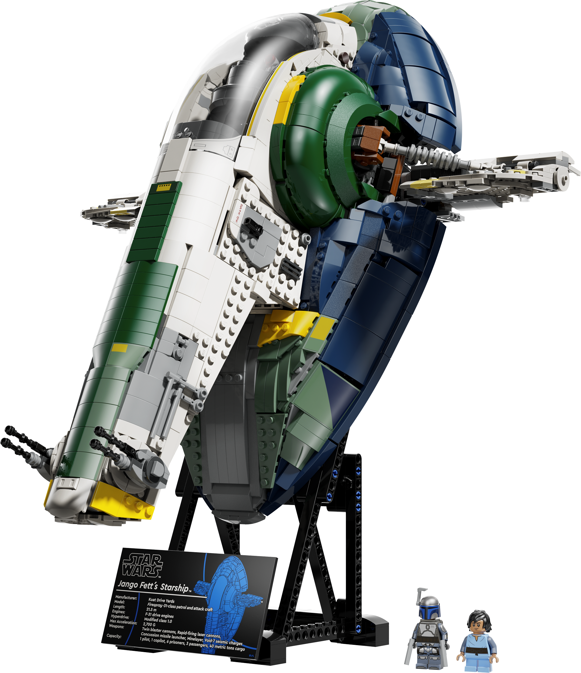 Lego Jango Fetts FiresprayClass Starship