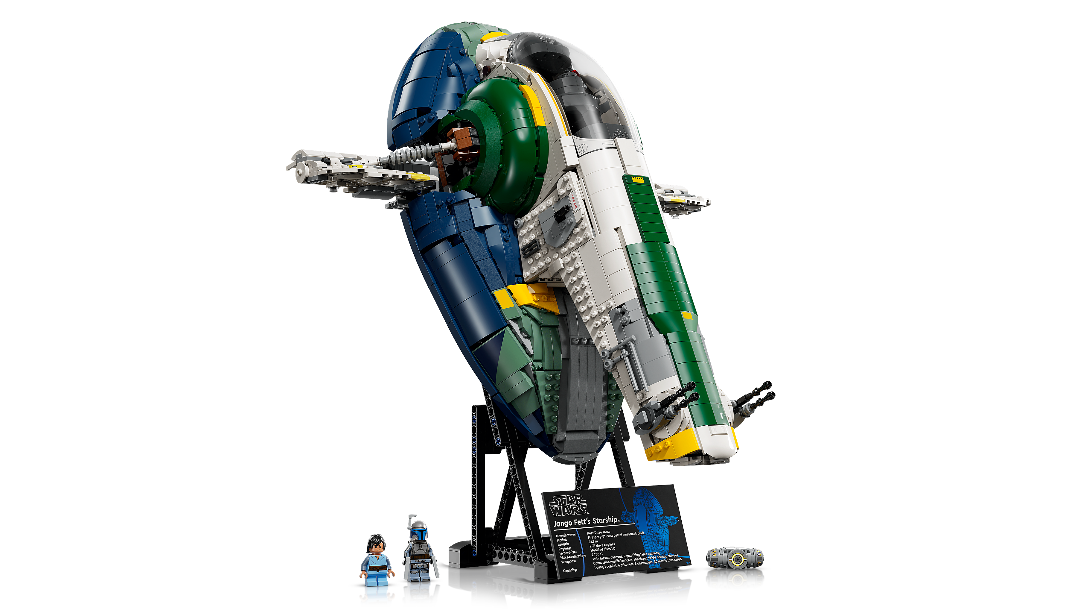 Lego Jango Fetts FiresprayClass Starship