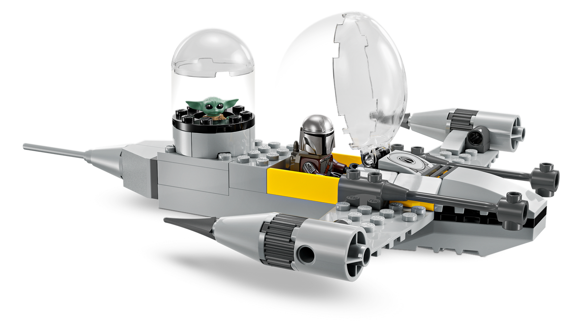 Lego Mando and Grogus N1 Starfighter