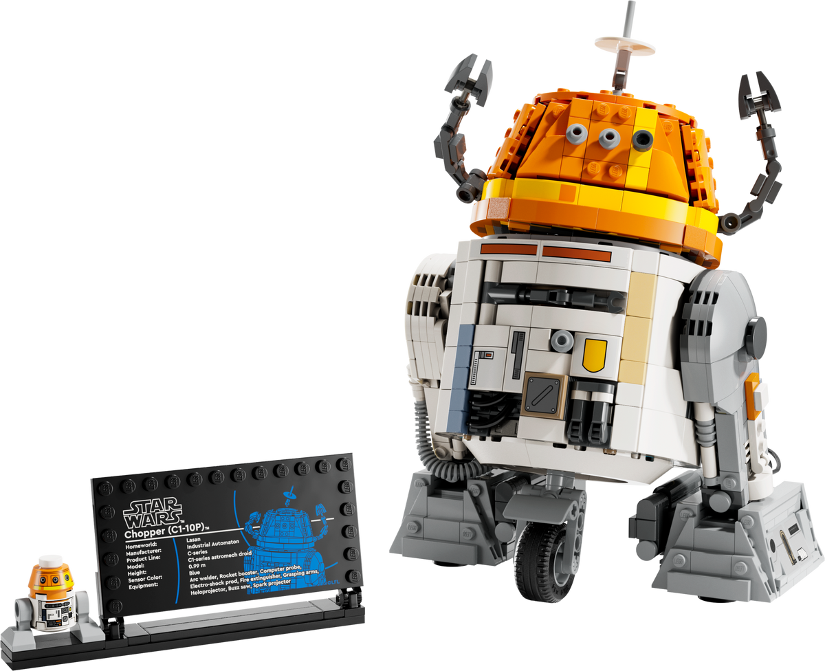LEGO Chopper C1-10P Astromech Droid, side