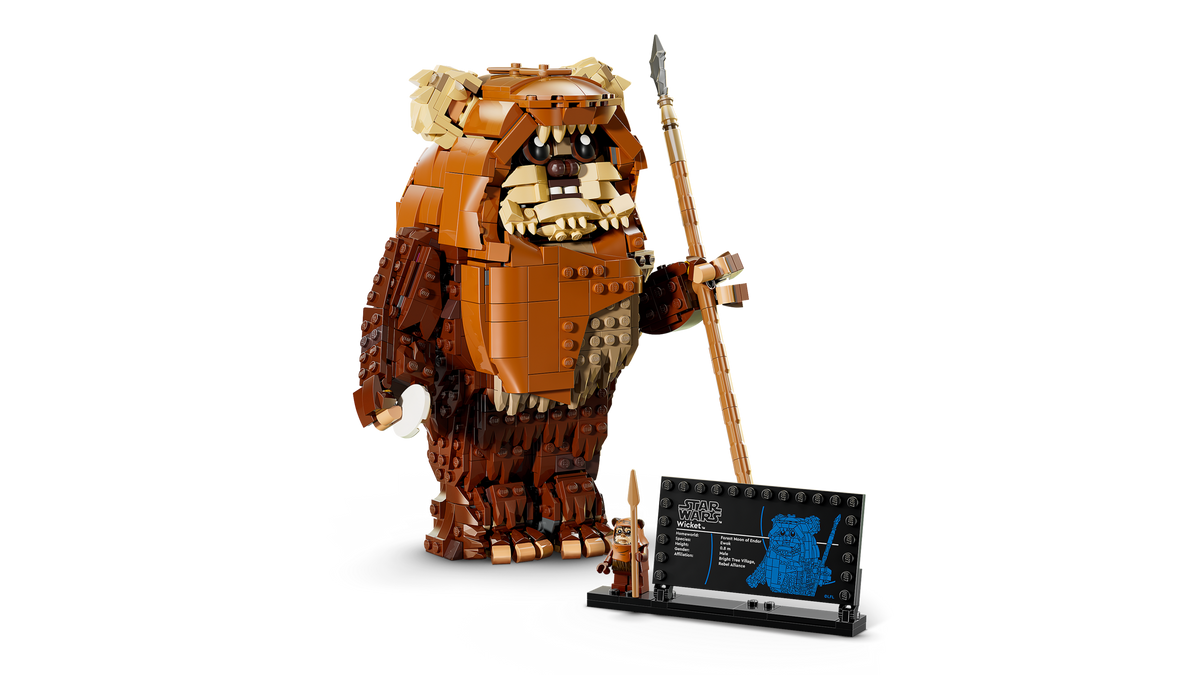 LEGO Wicket the Ewok, back