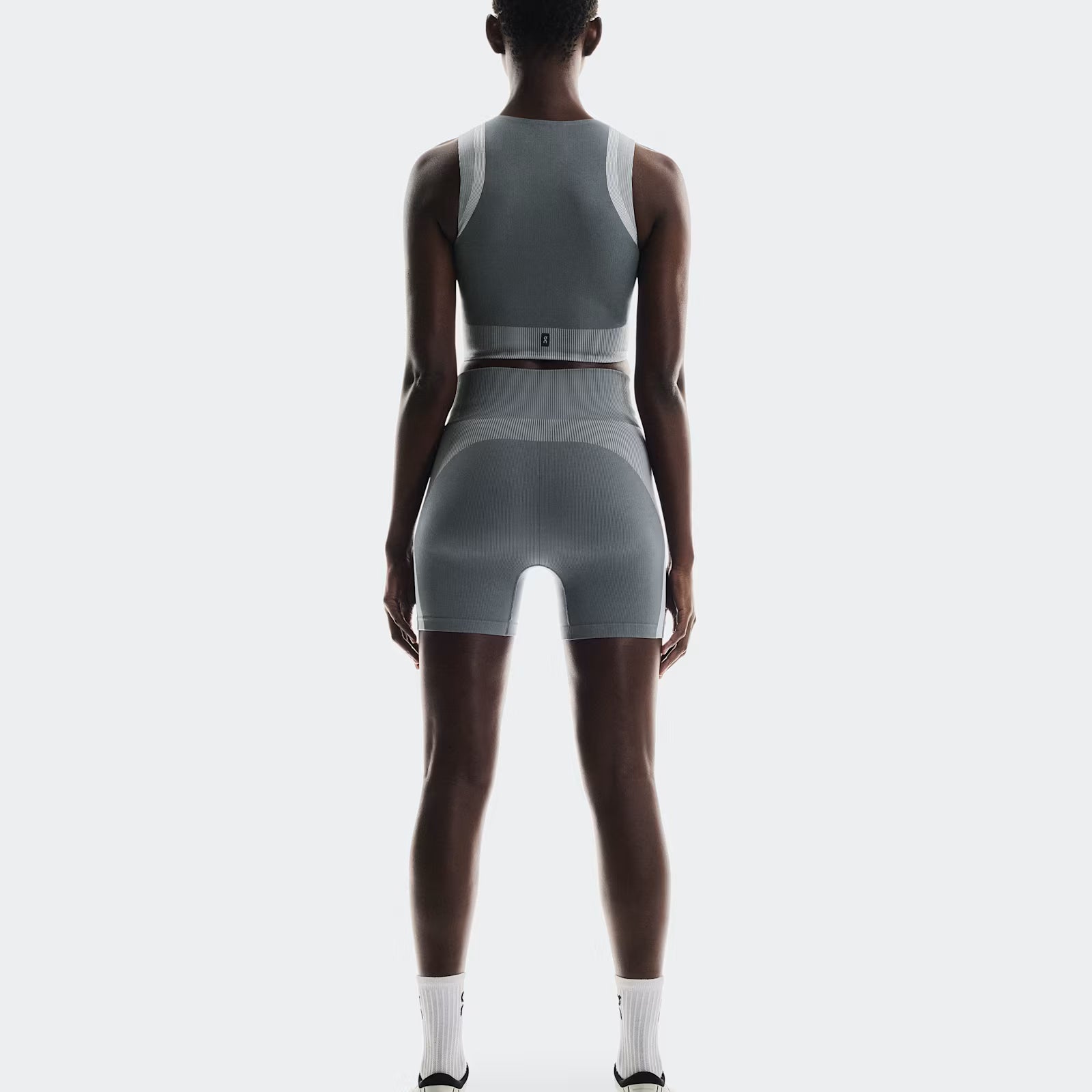 On Studio Knit Shorts Rock | Glacier (Women'S)