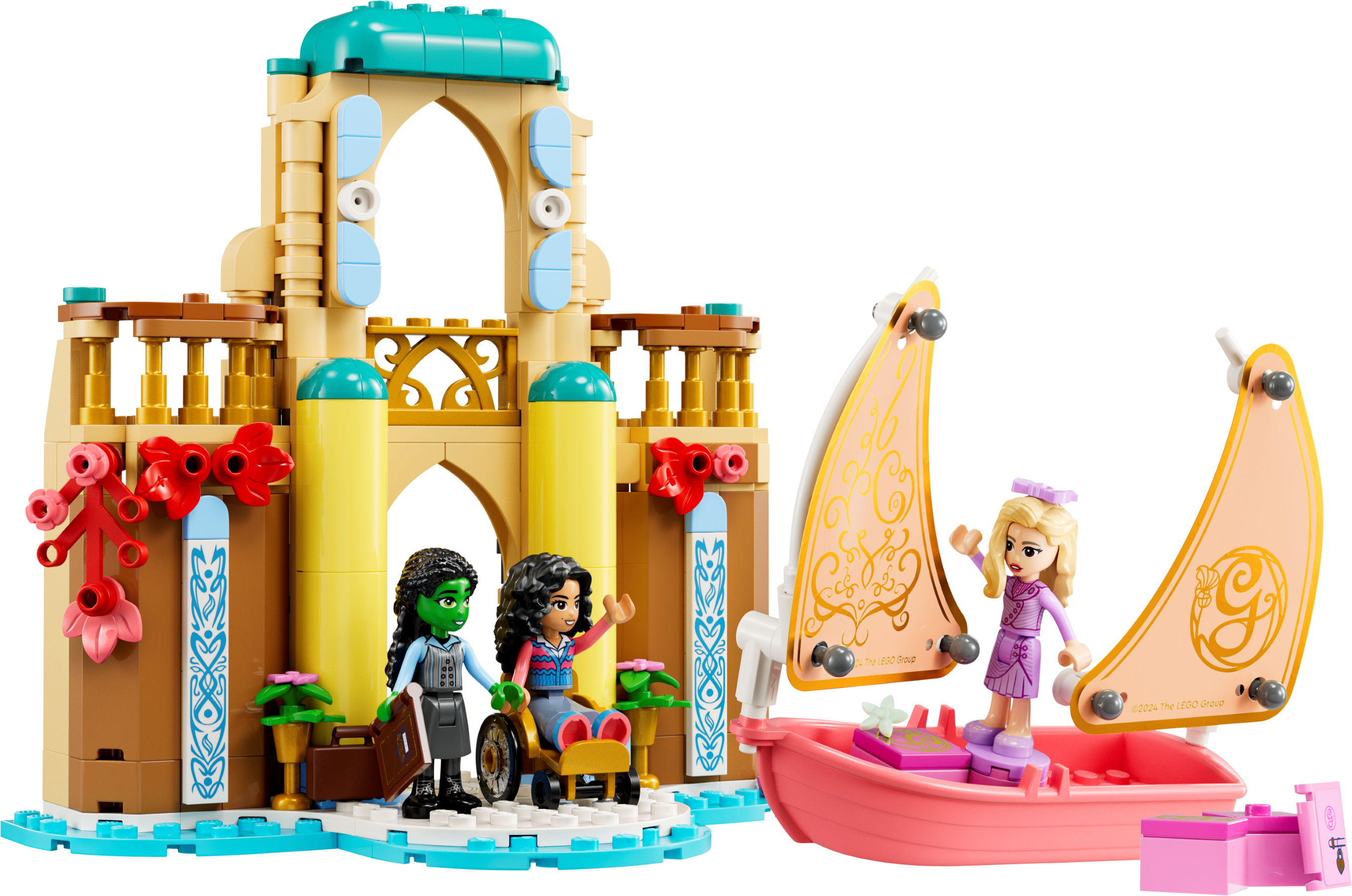 Lego Glinda Elphaba Nessarose at Shiz University