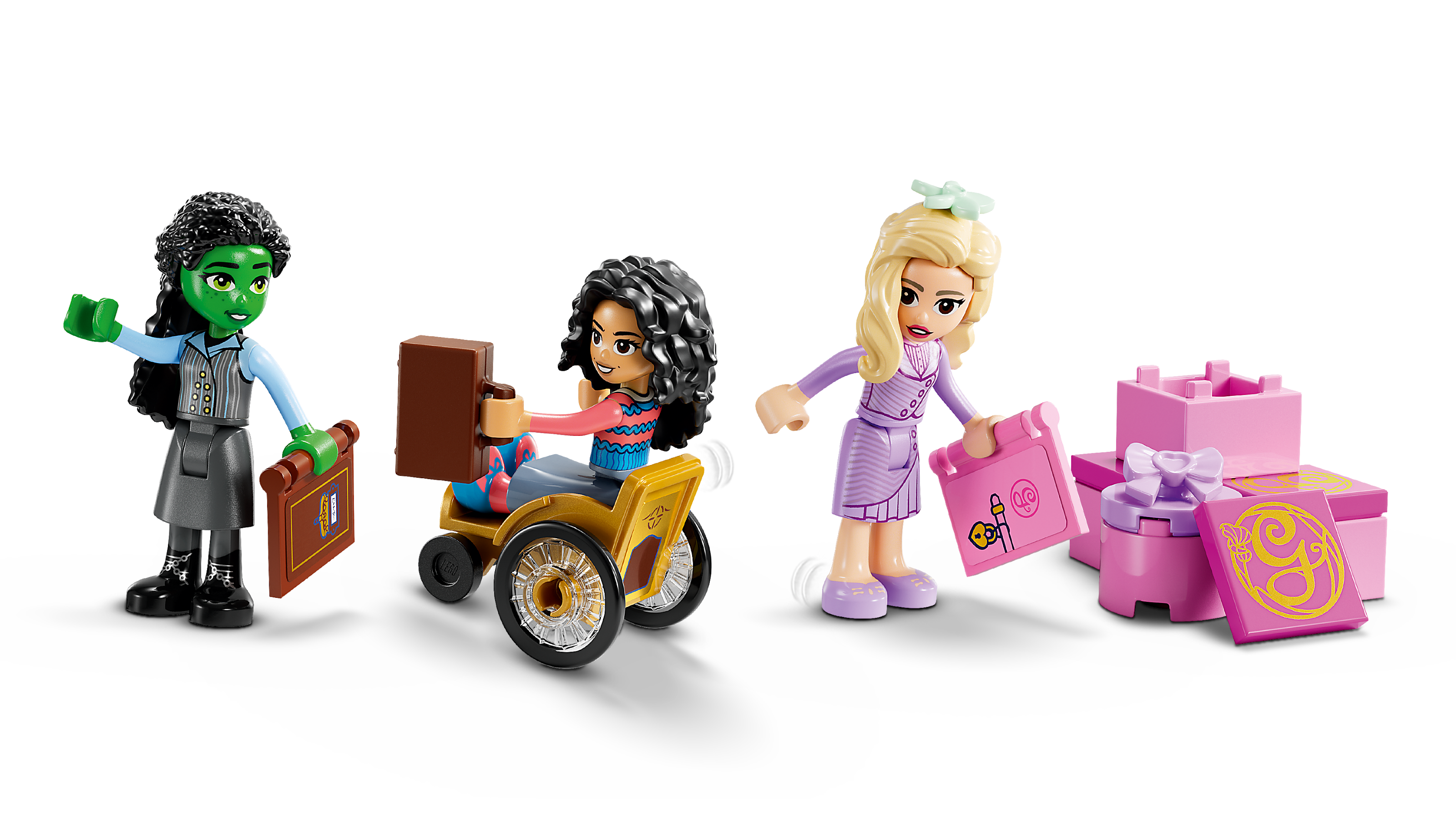 Lego Glinda Elphaba Nessarose at Shiz University