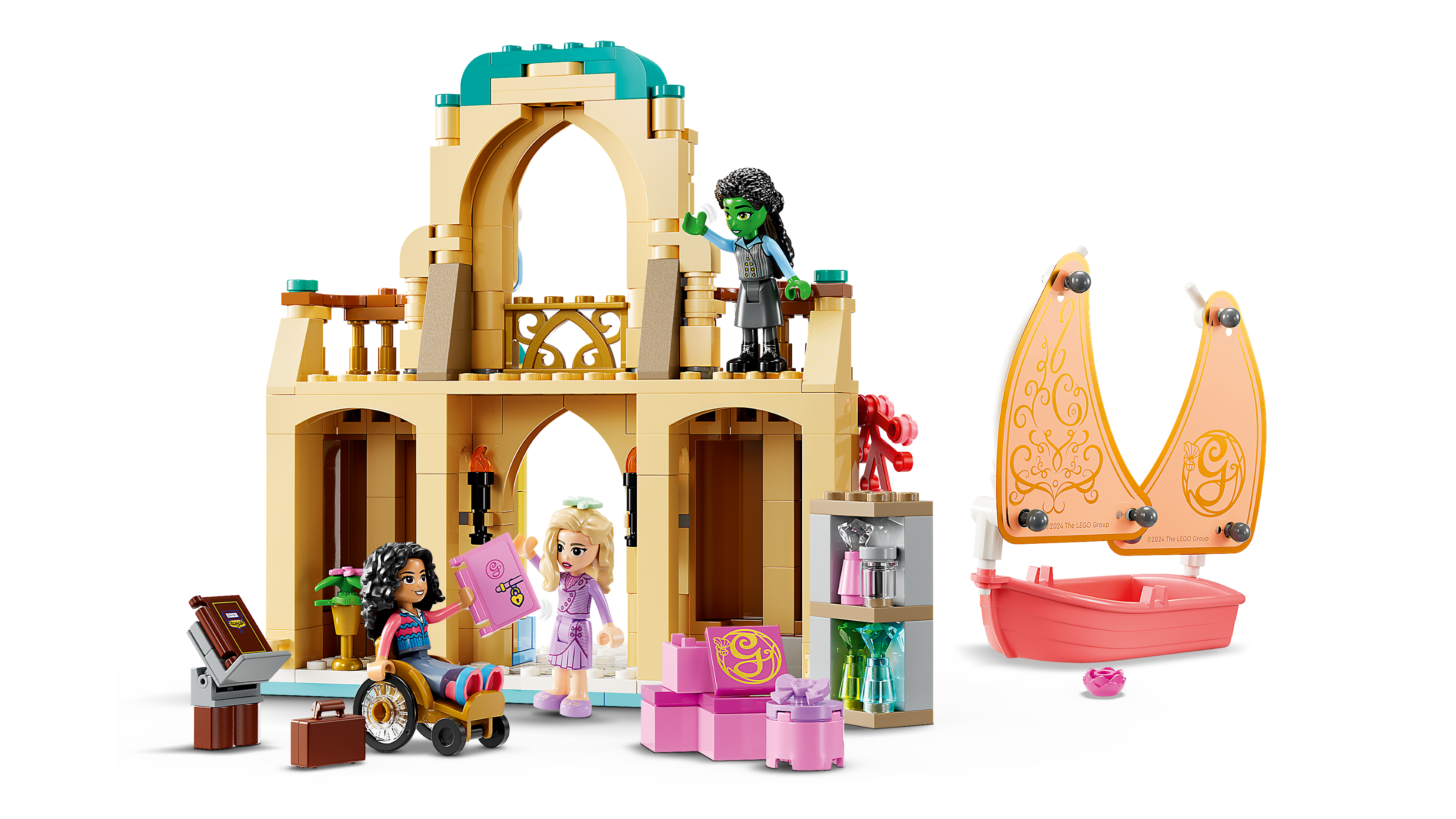 Lego Glinda Elphaba Nessarose at Shiz University