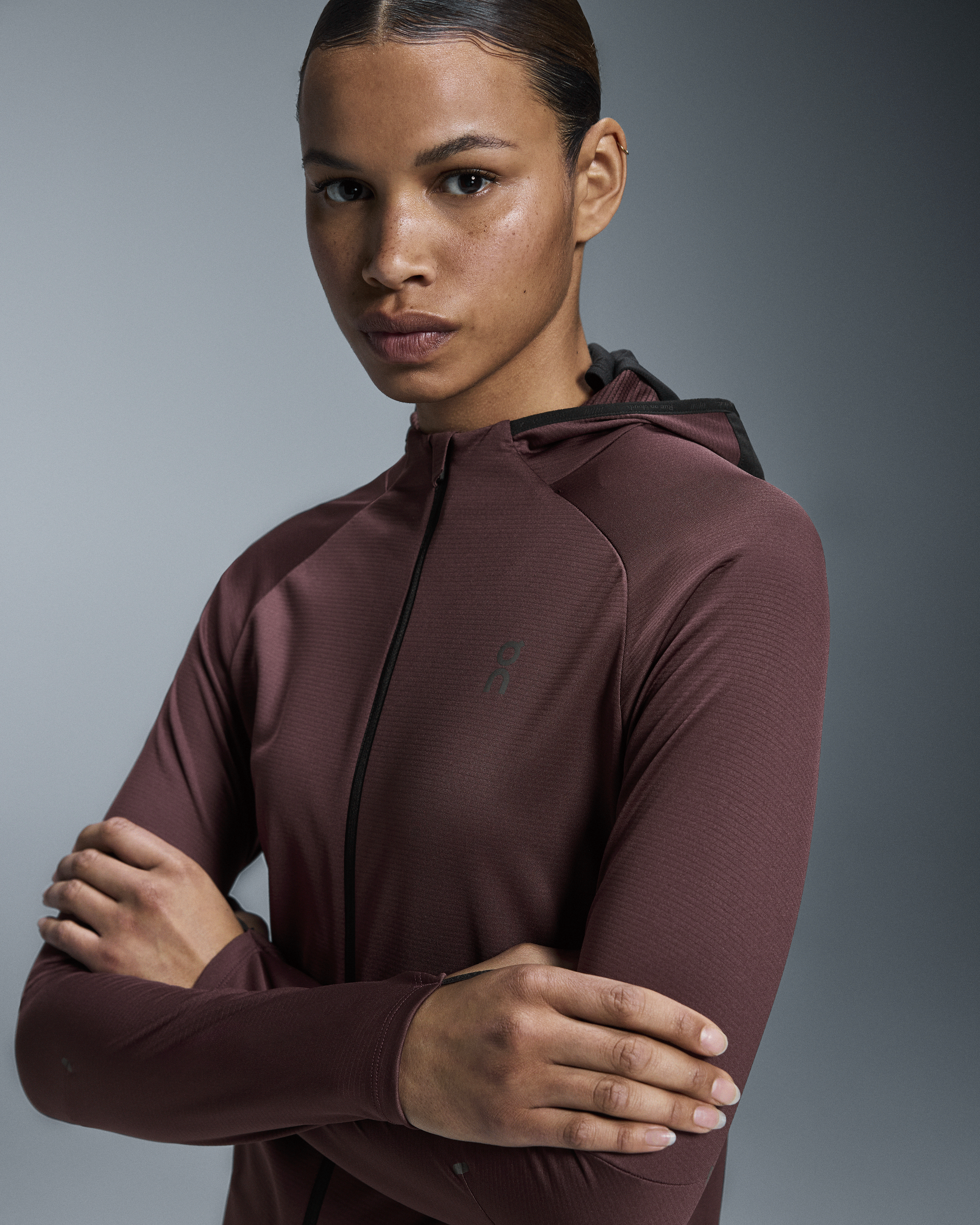 On Climate Zip Hoodie Mulberry (Women'S)
