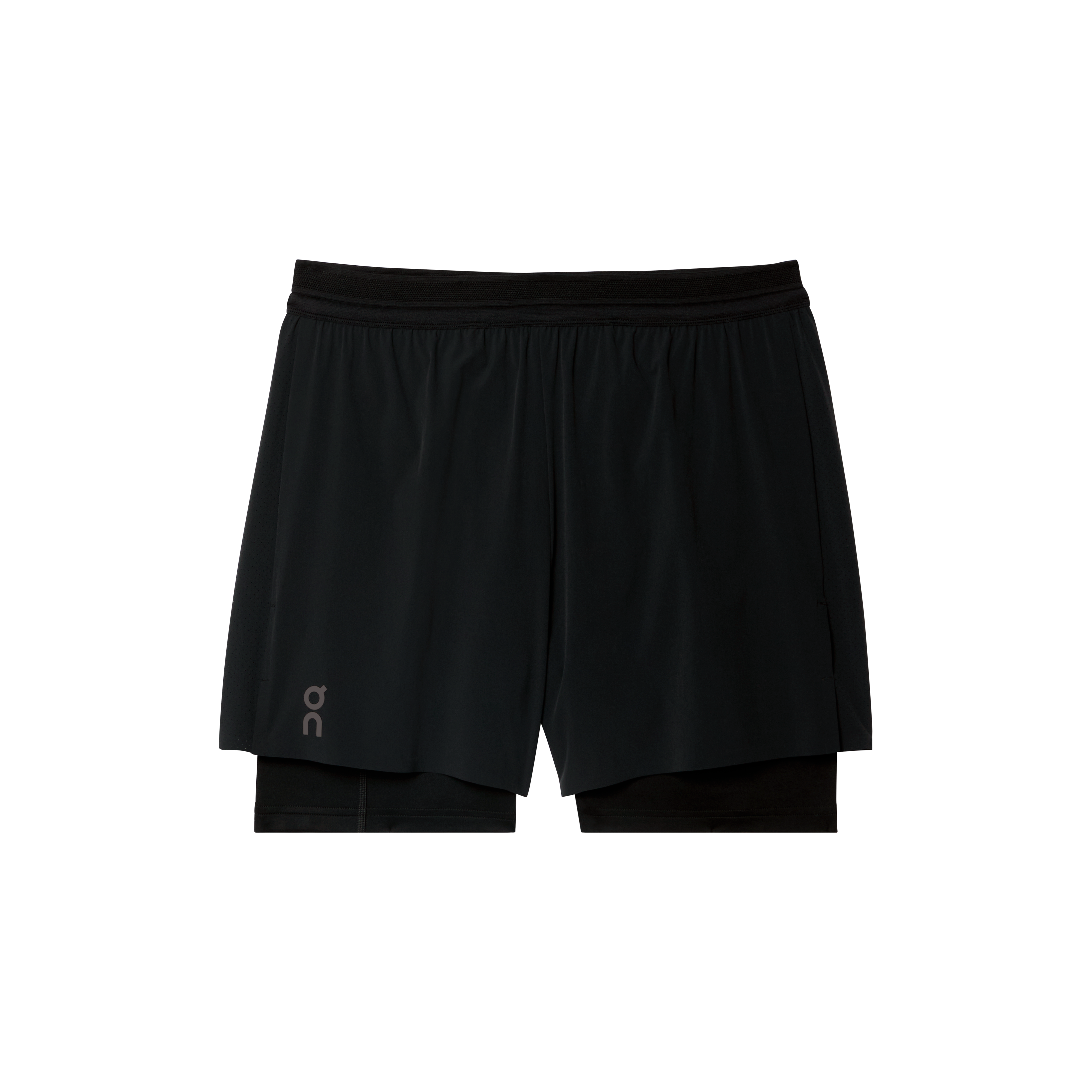 On 5" Performance 2/1 Shorts Black