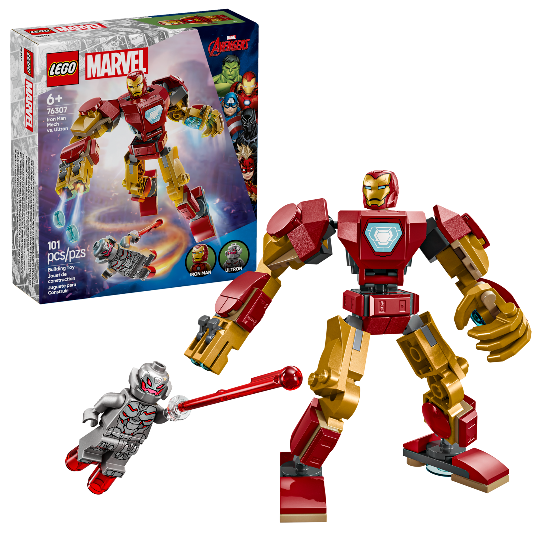 Lego Iron Man Mech vs Ultron