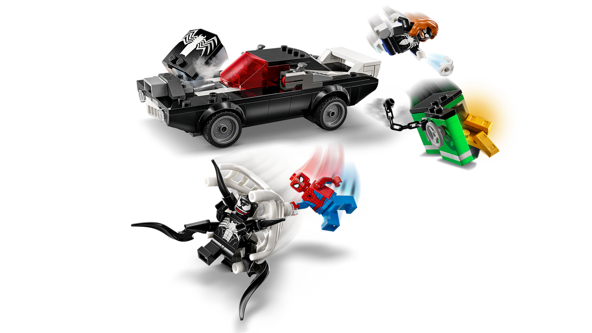 Lego SpiderMan vs Venom Muscle Car