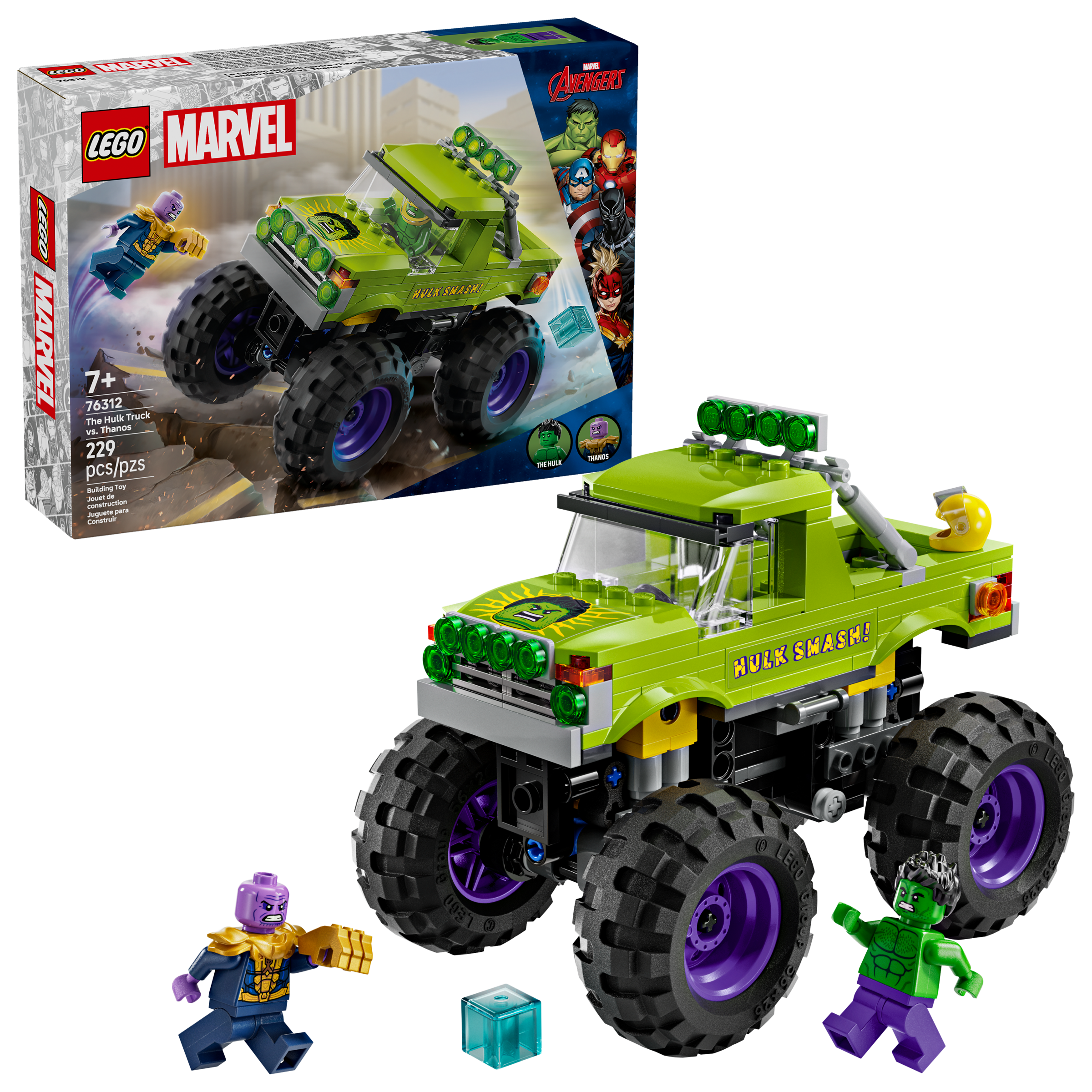 Lego The Hulk Truck vs Thanos