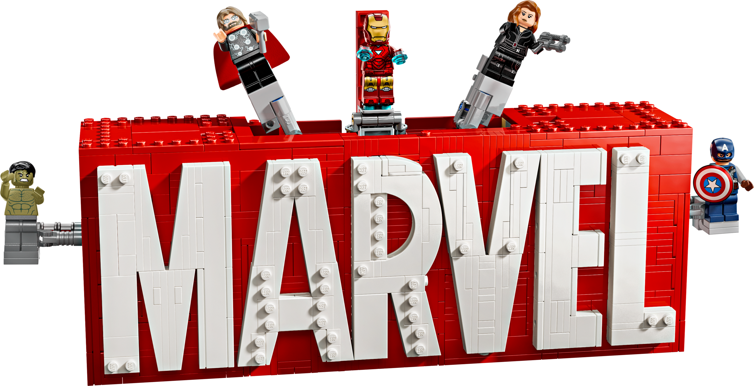 Lego MARVEL Logo Minifigures