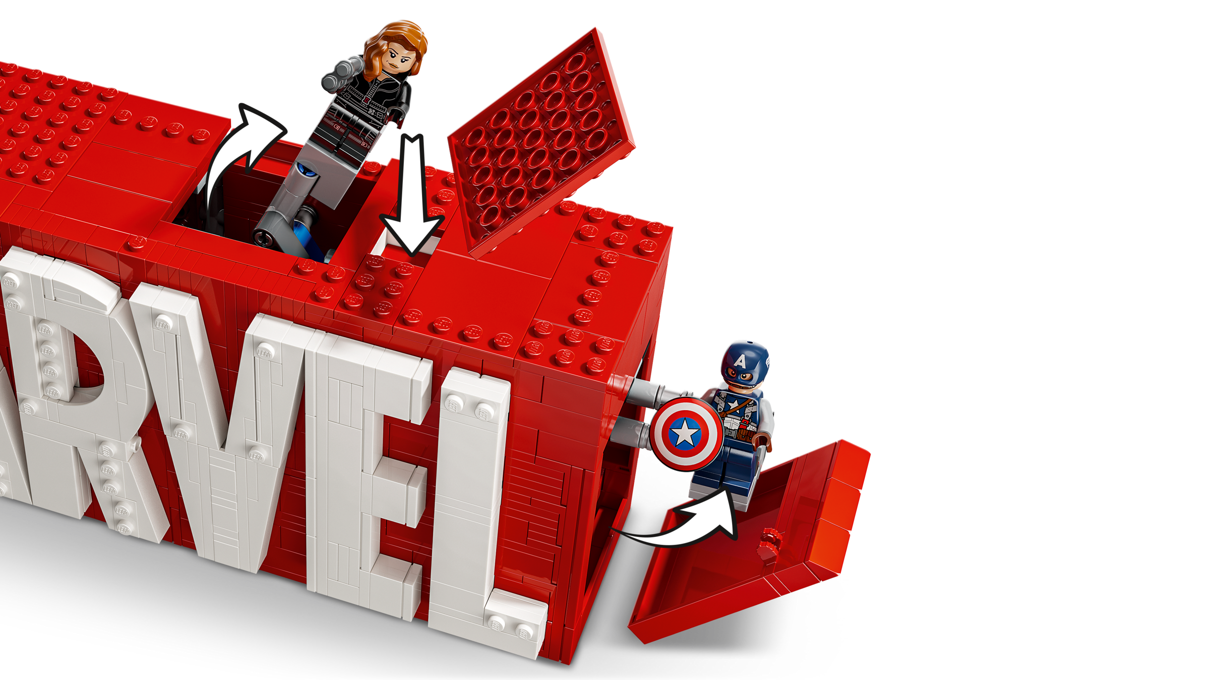 Lego MARVEL Logo Minifigures
