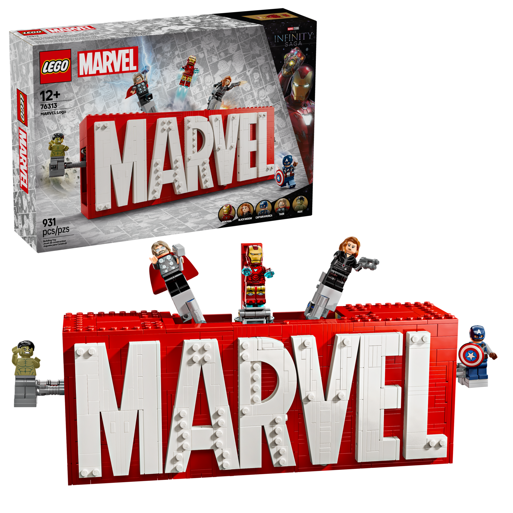 Lego MARVEL Logo Minifigures