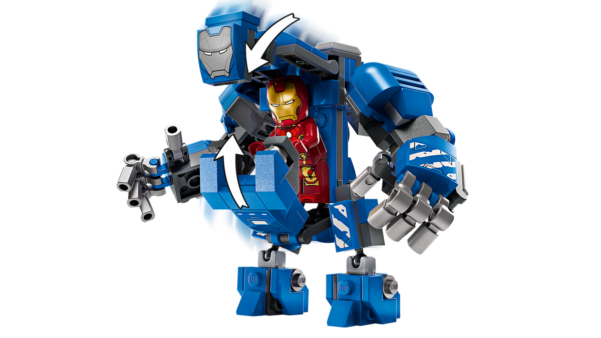 Lego Iron Mans Laboratory Hall of Armor