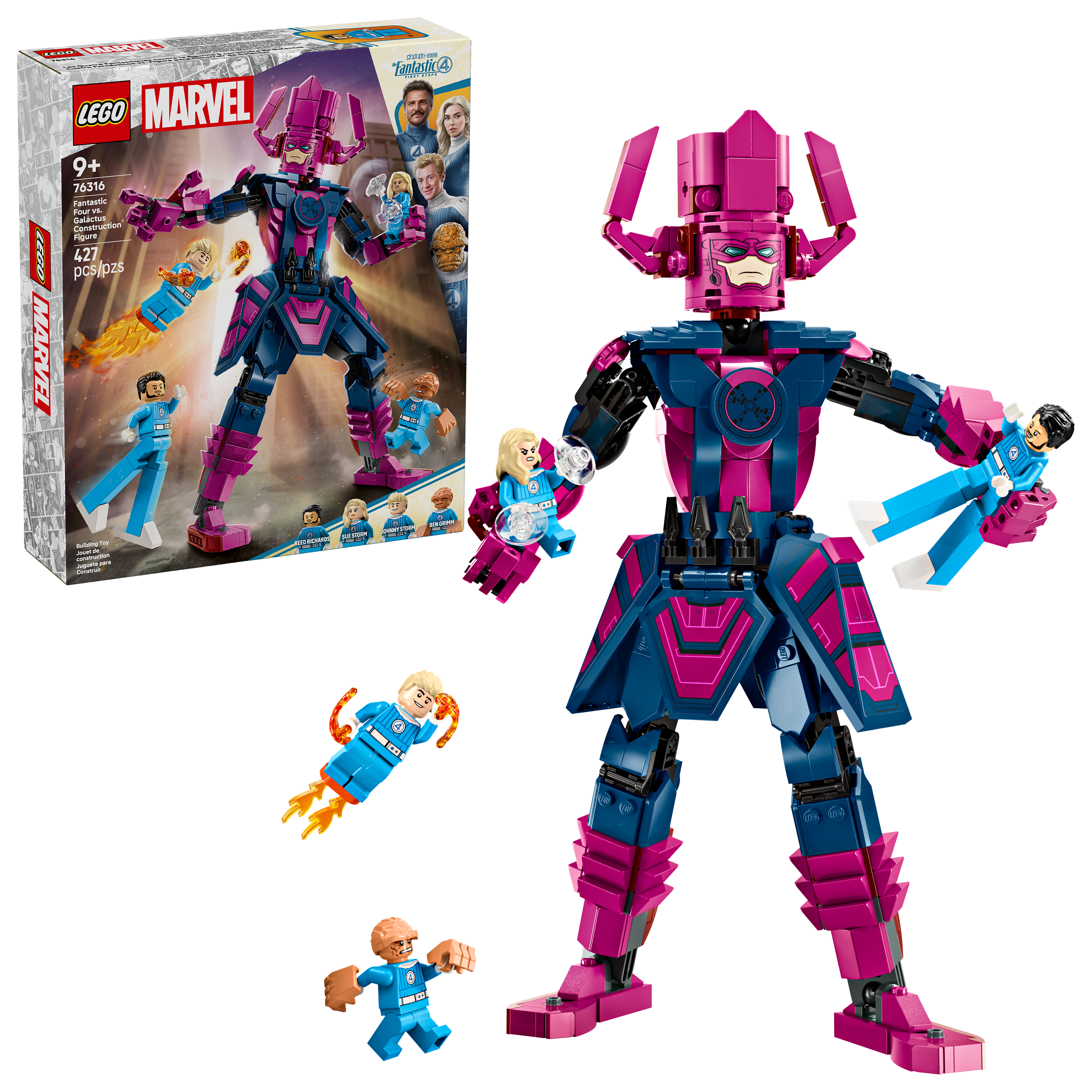 Lego Fantastic Four vs Galactus Construction Figure