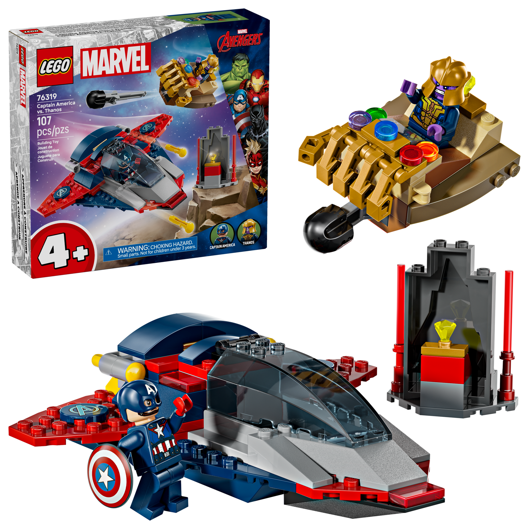 Lego Captain America vs Thanos