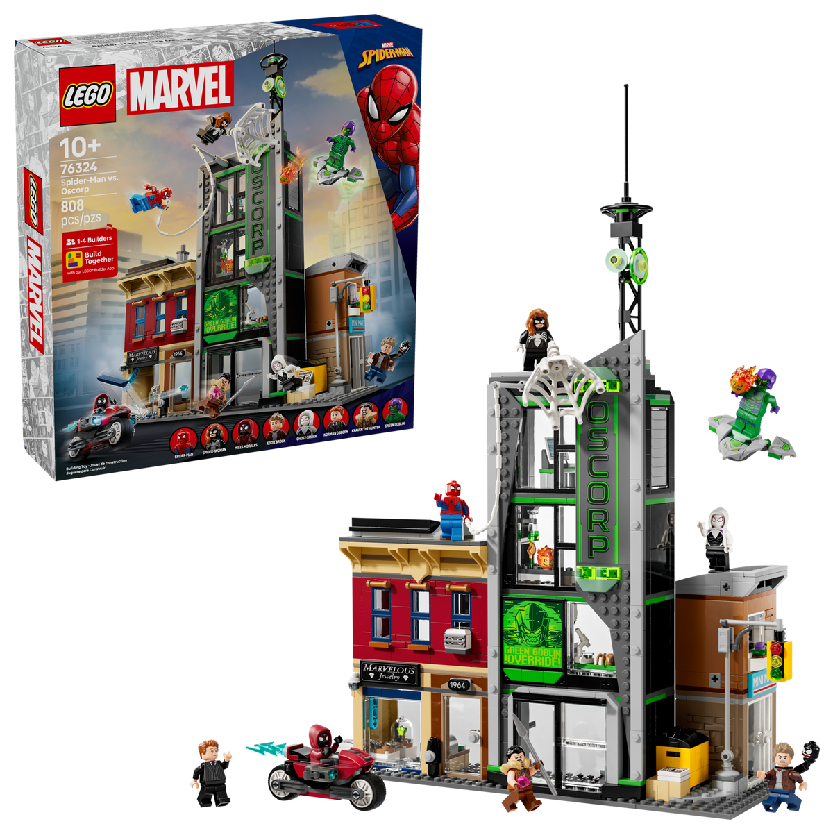 Lego SpiderMan vs Oscorp