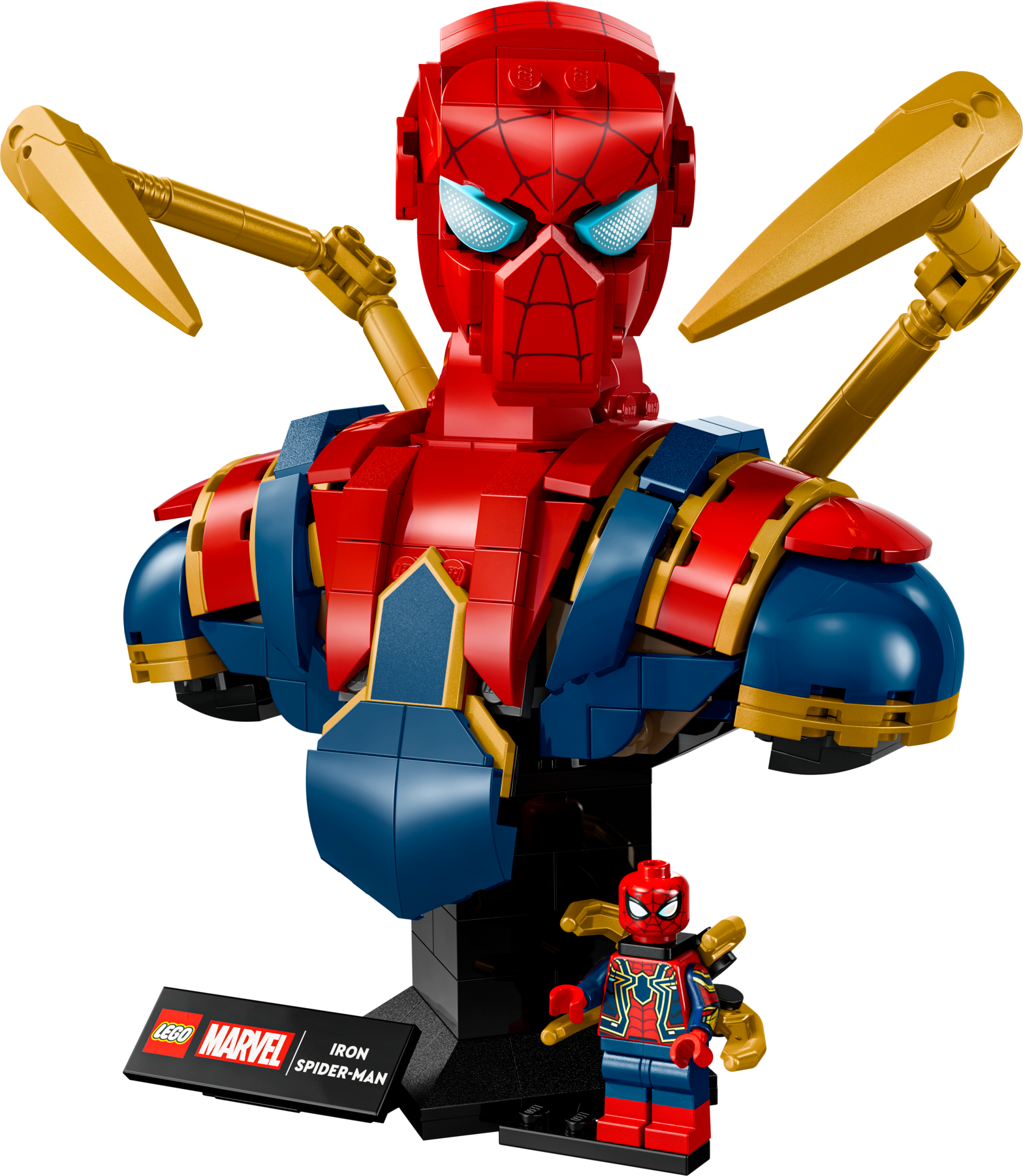 Lego Iron SpiderMan Bust