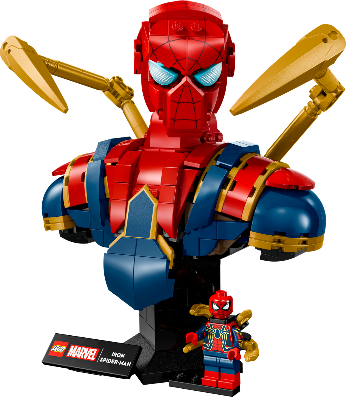 Lego Iron SpiderMan Bust
