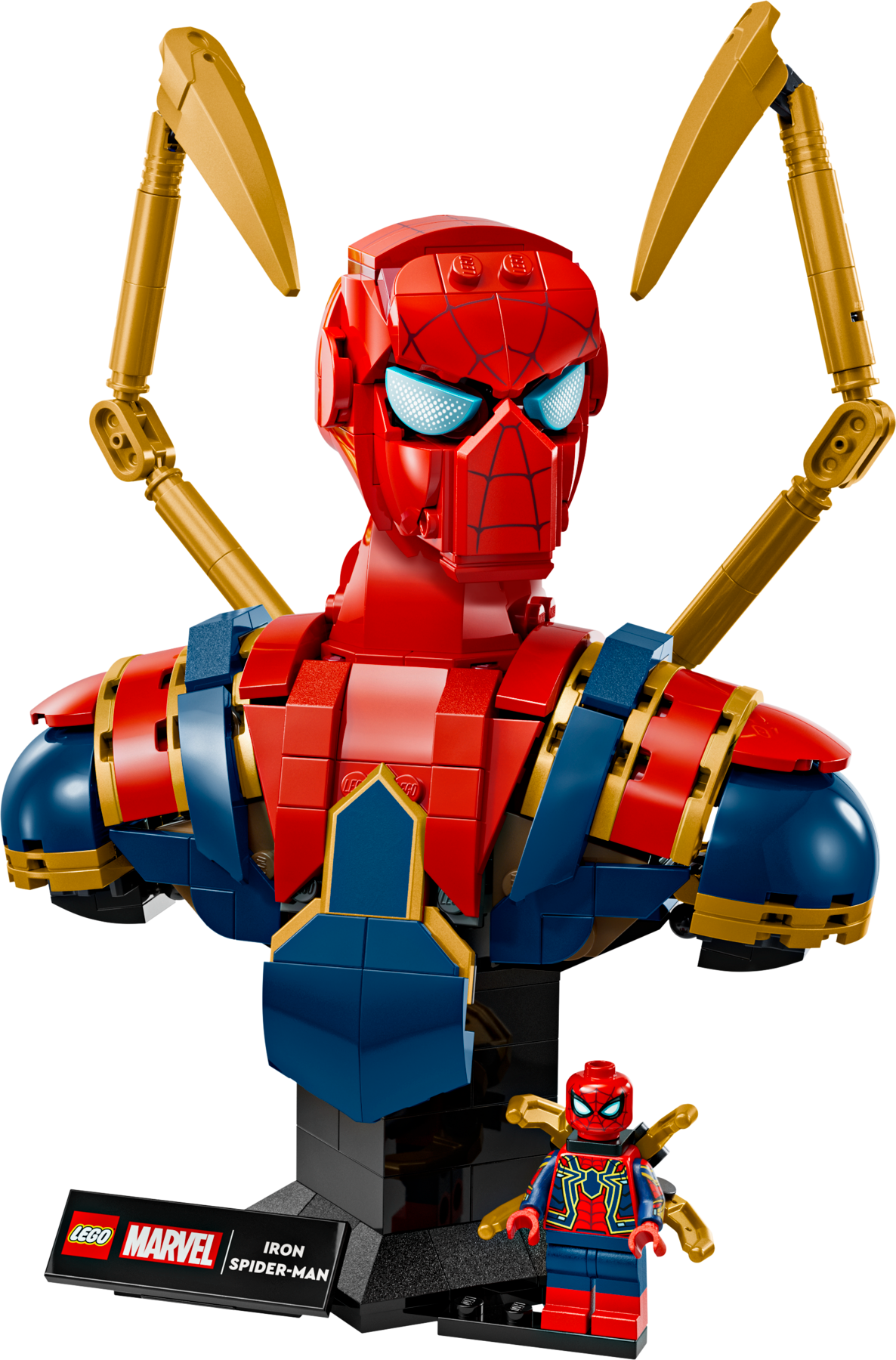 Lego Iron SpiderMan Bust