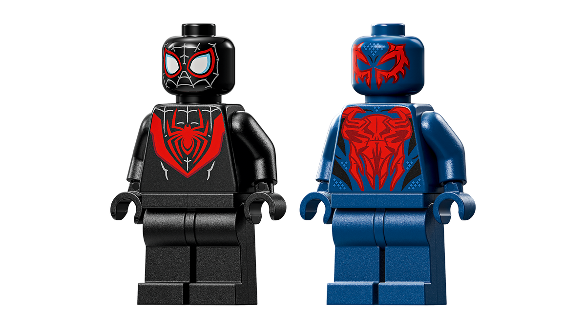 Lego Miles Morales Mech vs SpiderMan 2099