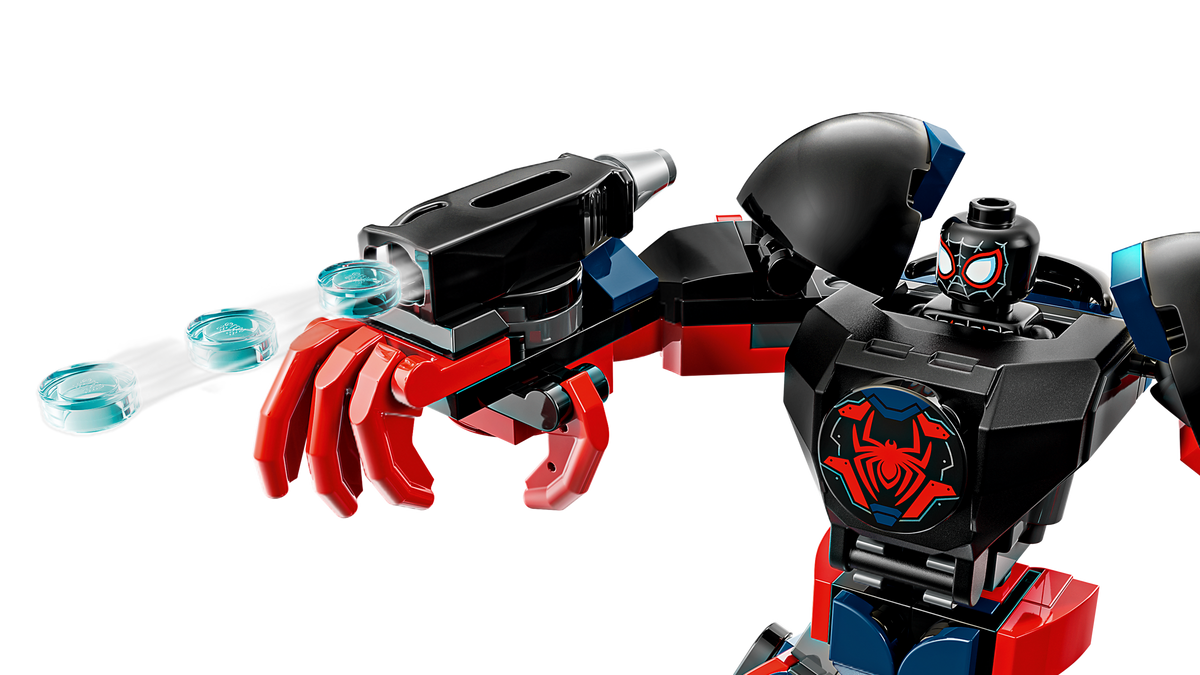 Lego Miles Morales Mech vs SpiderMan 2099
