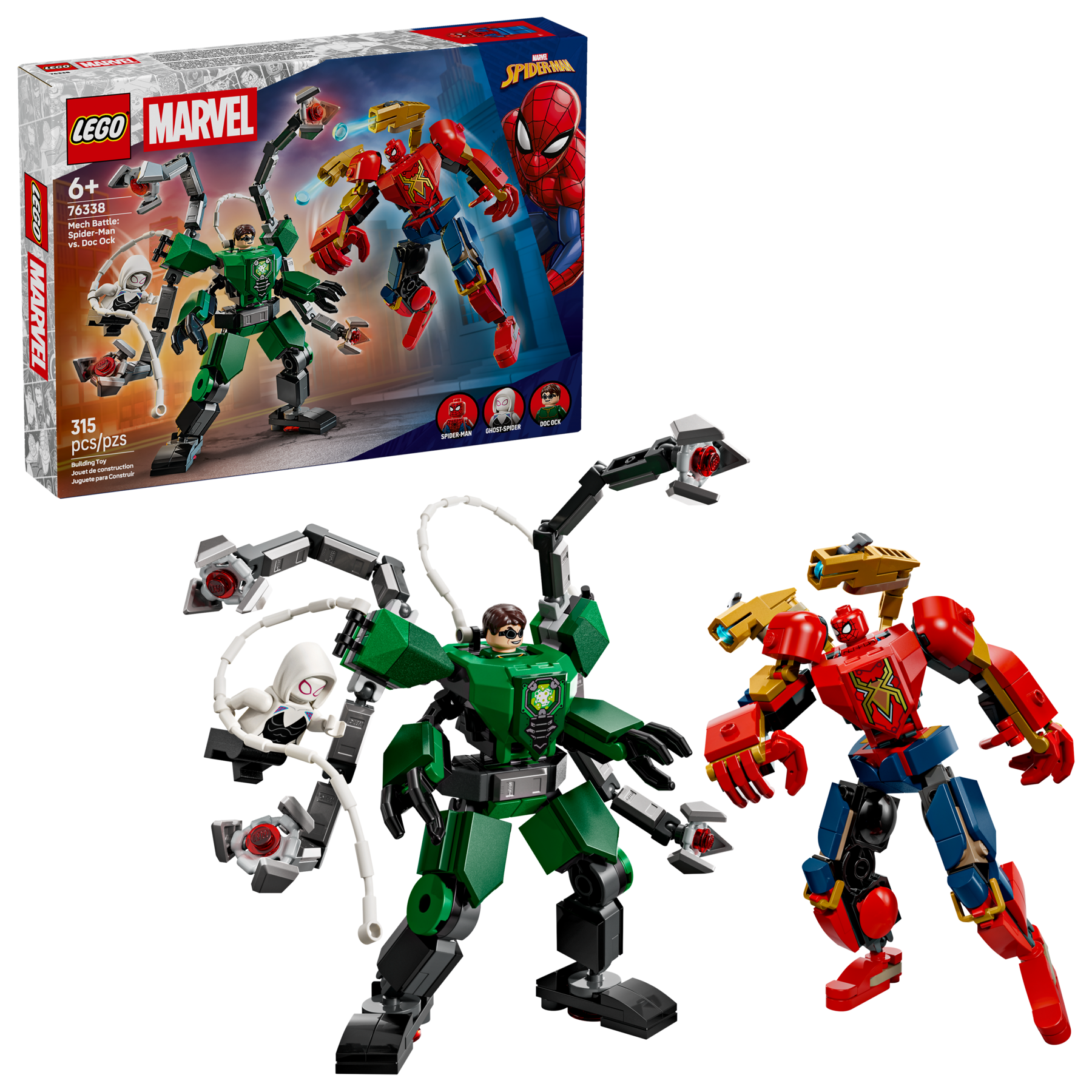 Lego Mech Battle SpiderMan vs Doc Ock