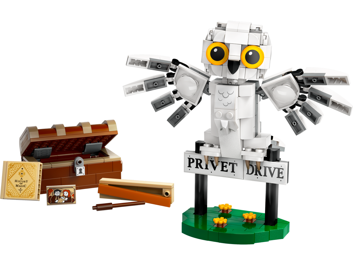 Lego Hedwig at 4 Privet Drive