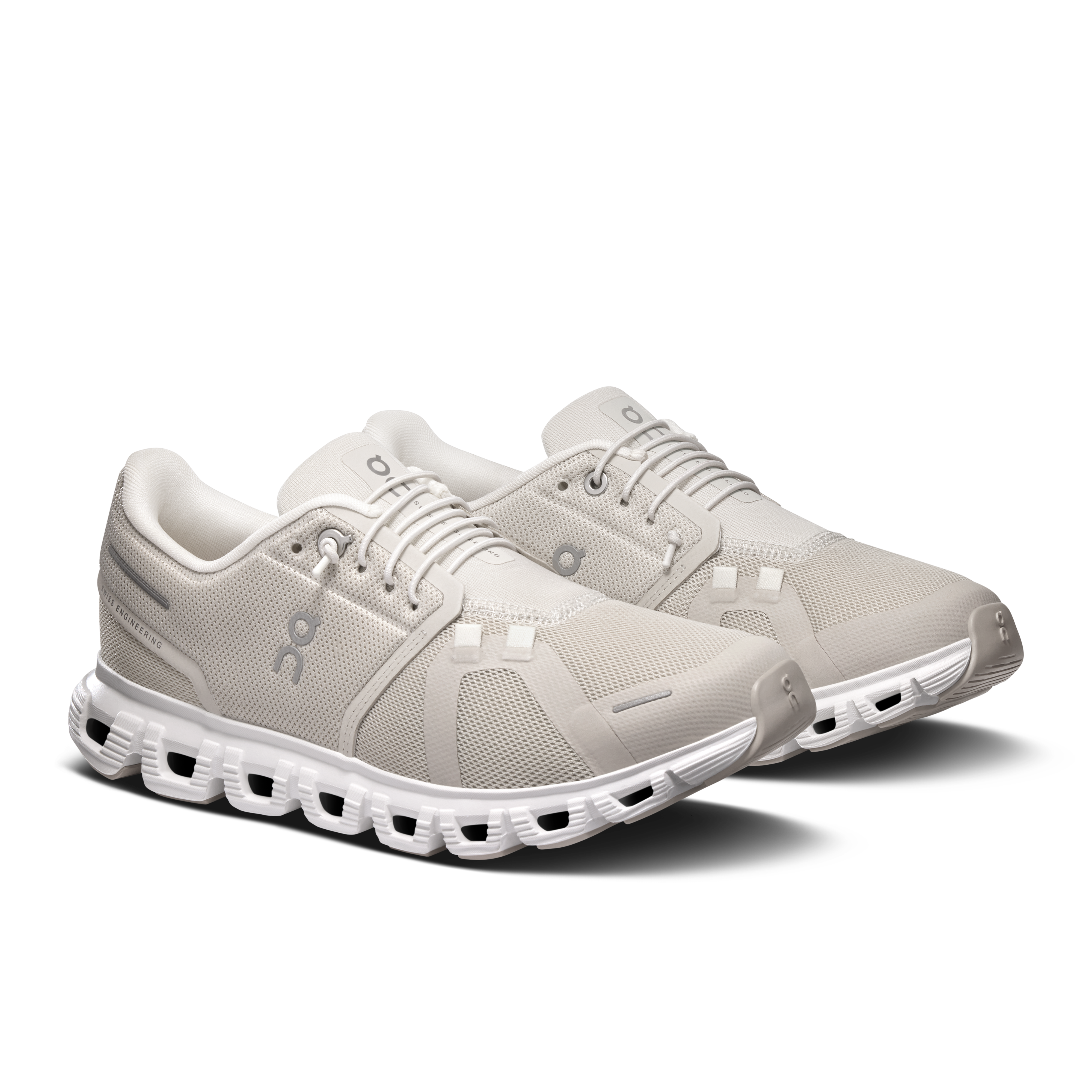 On Cloud 6 Wide Pearl White (Women'S)